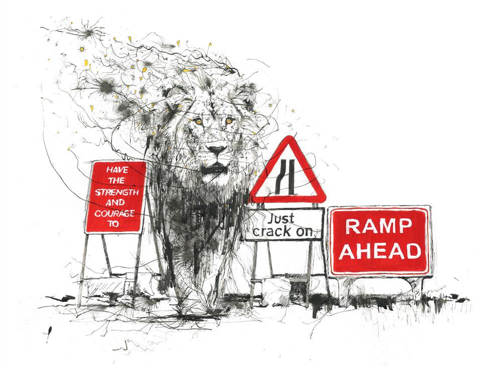 Scott Tetlow | LOW AVAILABILITY - Just Crack On | Limited Edition British Art - EB London