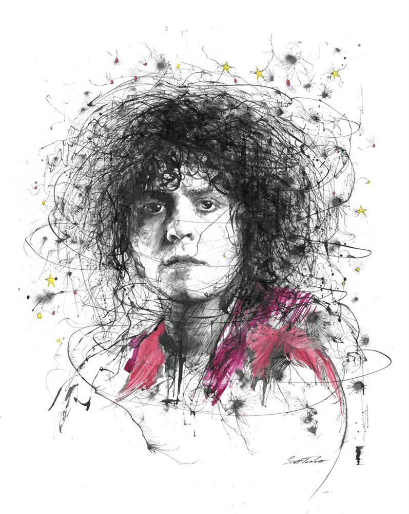 Scott Tetlow | Marc Bolan Commission | Original British Art - EB London