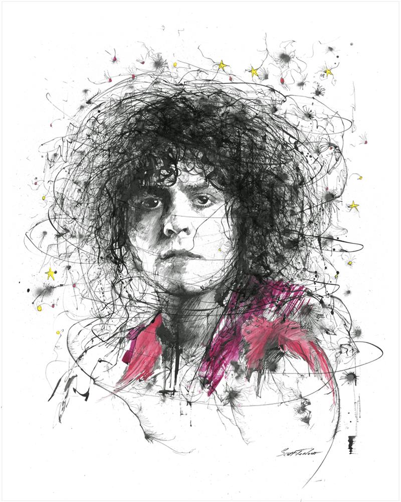 Scott Tetlow | Marc Bolan - Miniature | Limited Edition British Art - EB London