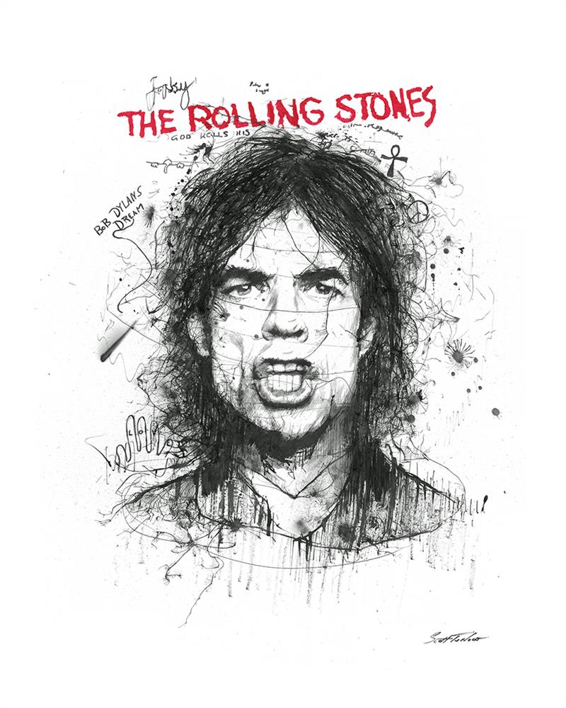 Scott Tetlow | Moves Like Jagger - Miniature | Limited Edition British Art - EB London