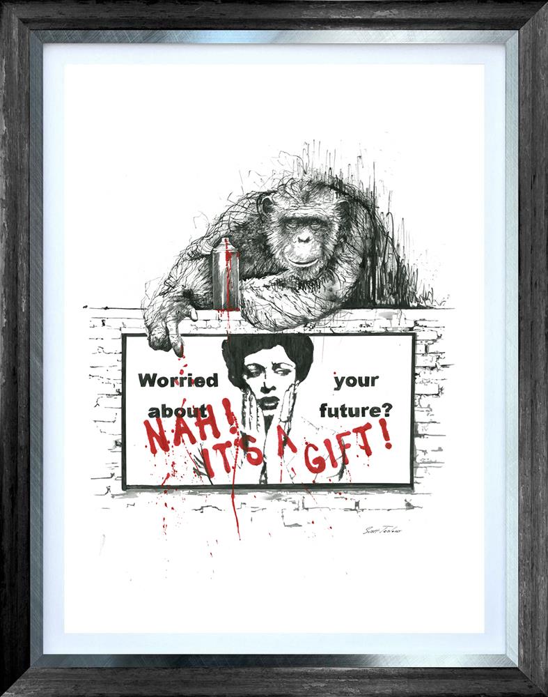 Scott Tetlow | Nah, It's a Gift... - Deluxe | Limited Edition British Art - EB London
