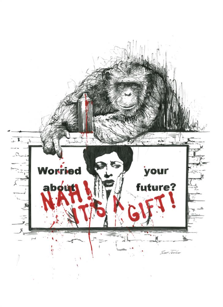 Scott Tetlow | Nah, It's a Gift... - Deluxe | Limited Edition British Art - EB London