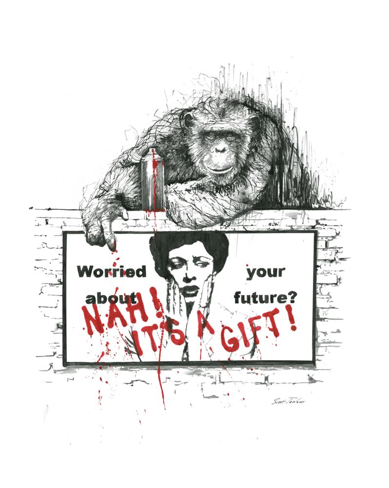 Scott Tetlow | Nah, It's a Gift... | Limited Edition British Art - EB London