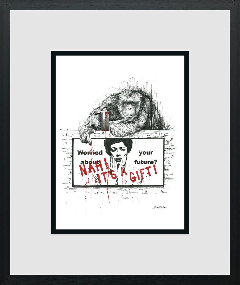 Scott Tetlow | Nah! It's a Gift - Miniature | Limited Edition British Art - EB London