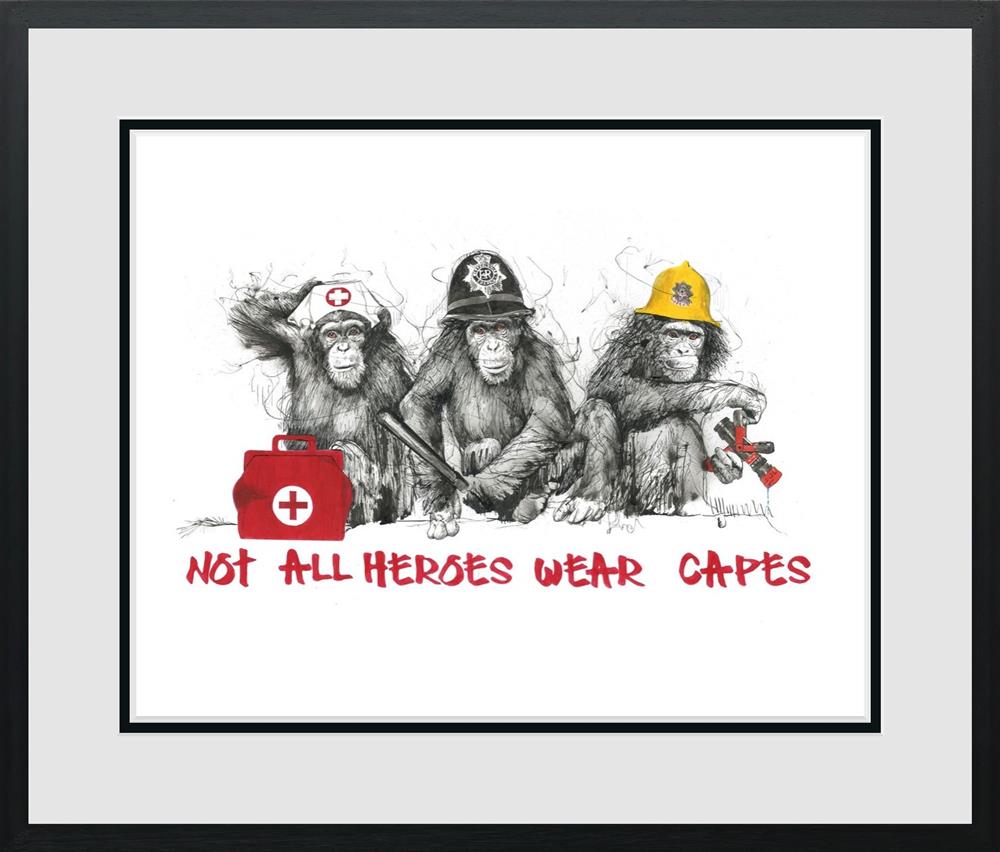 Scott Tetlow | Not All Heroes Wear Capes | Limited Edition British Art - EB London