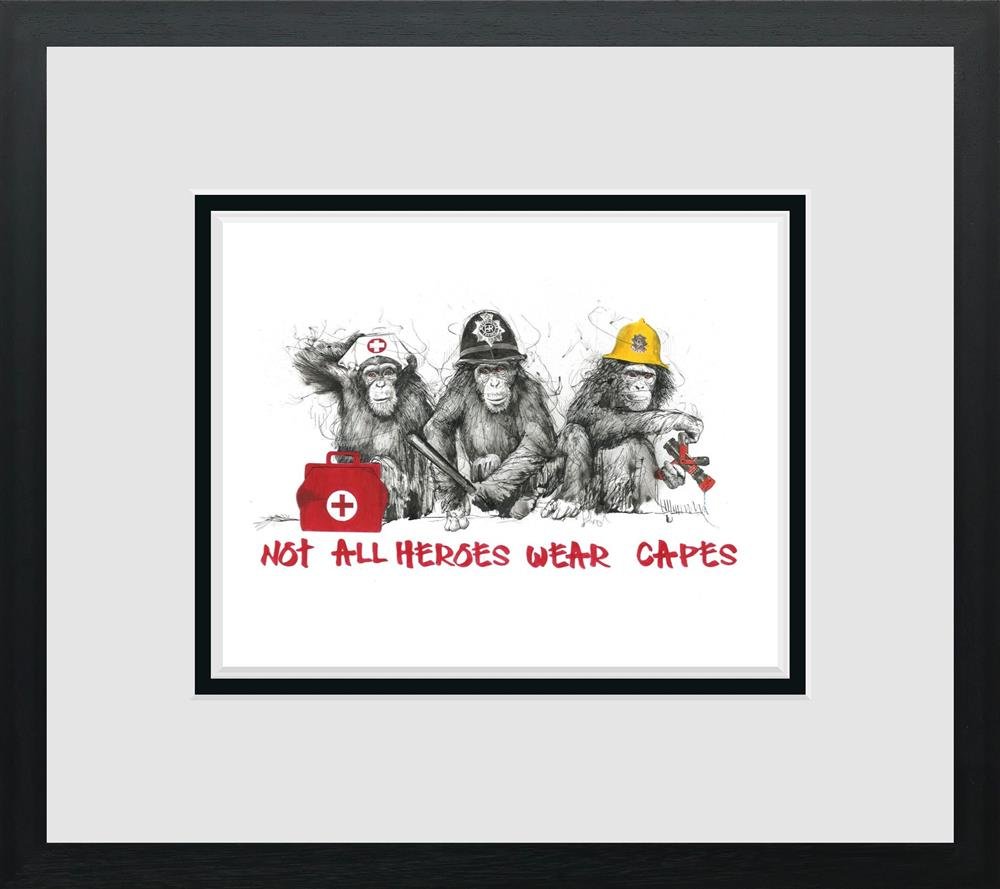 Scott Tetlow | Not All Heroes Wear Capes - Miniature | Limited Edition British Art - EB London