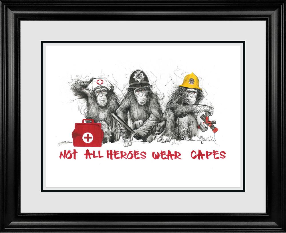 Scott Tetlow | Not All Heroes Wear Capes | Original British Art - EB London