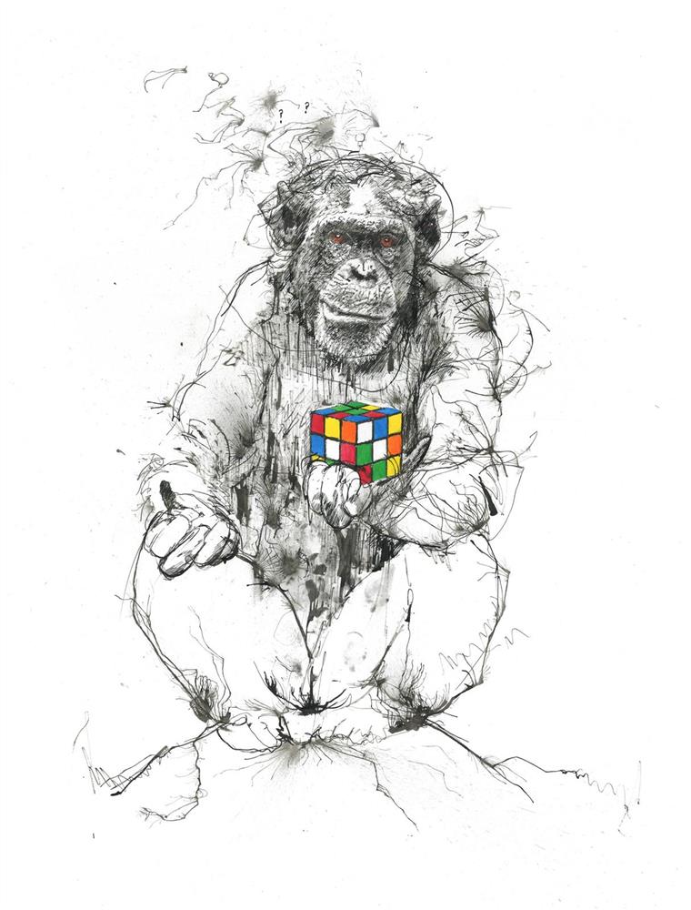 Scott Tetlow | Puzzled - Miniature | Limited Edition British Art - EB London