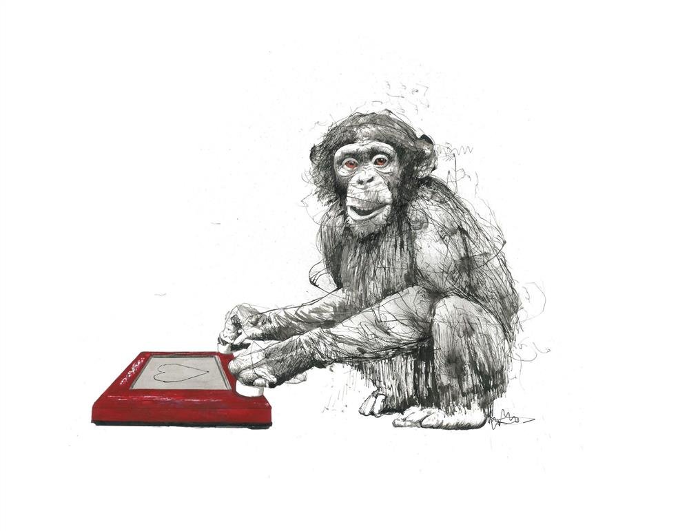 Scott Tetlow | Sketch, Erase And Sketch Again | Original British Art - EB London