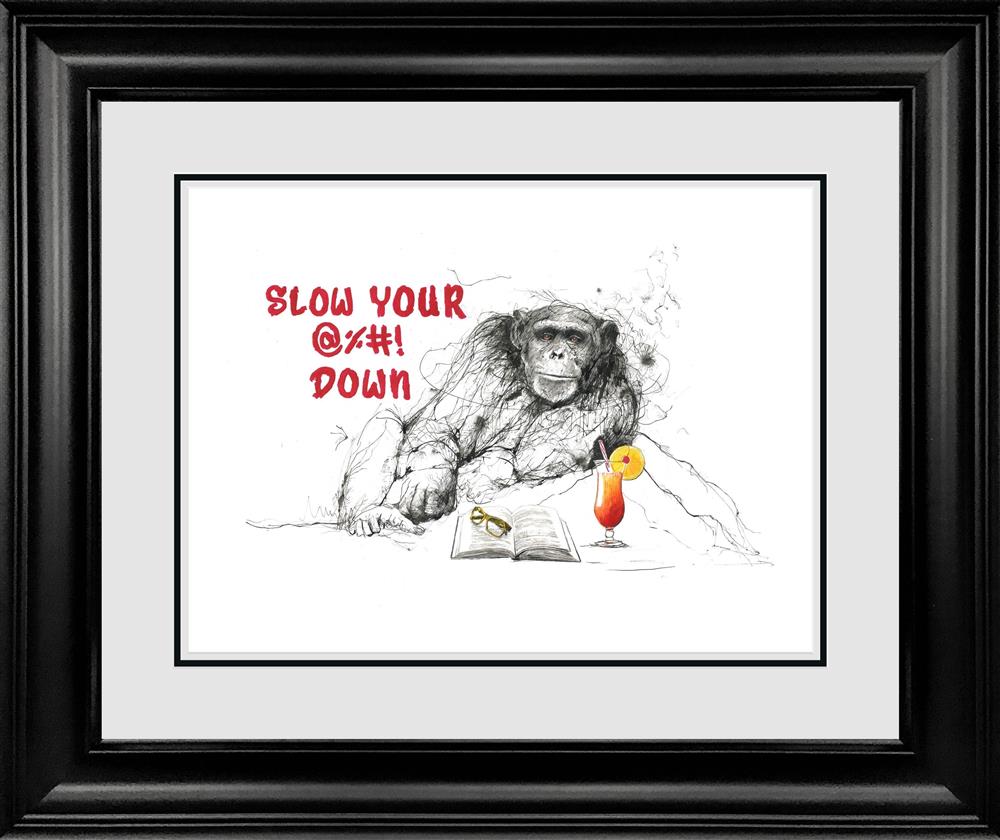 Scott Tetlow | Slow Your @%! Down | Original British Art - EB London