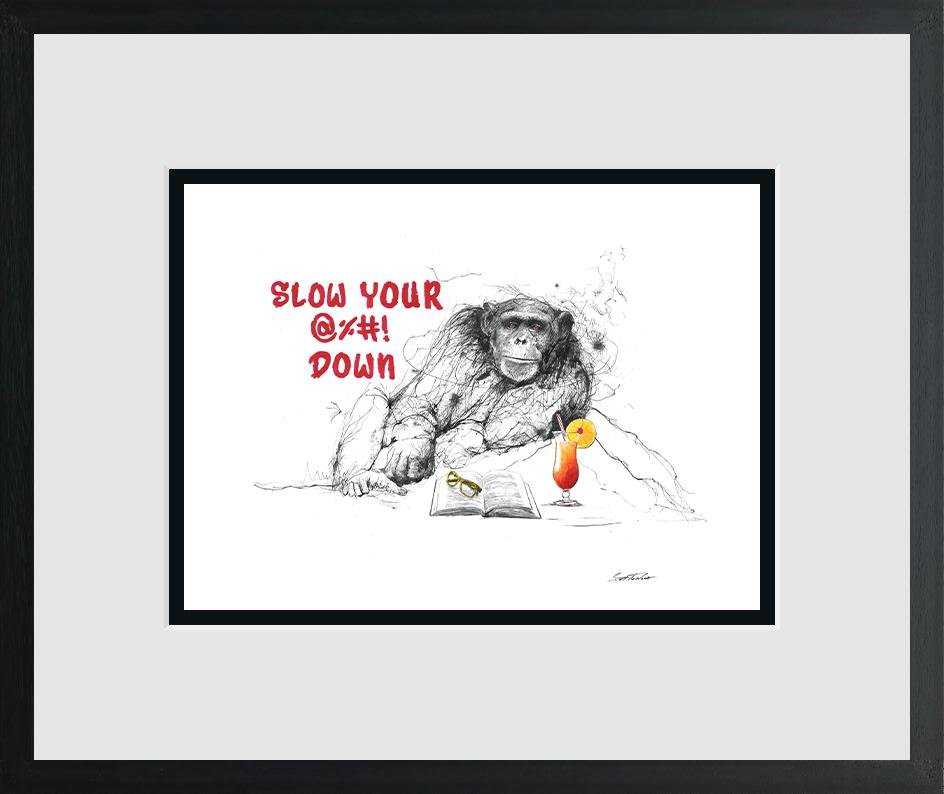 Scott Tetlow | Slow Your @%_! - Miniature | Limited Edition British Art - EB London