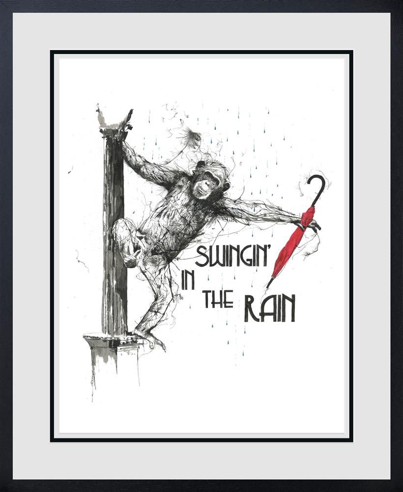 Scott Tetlow | Swinging In The Rain | Limited Edition British Art - EB London