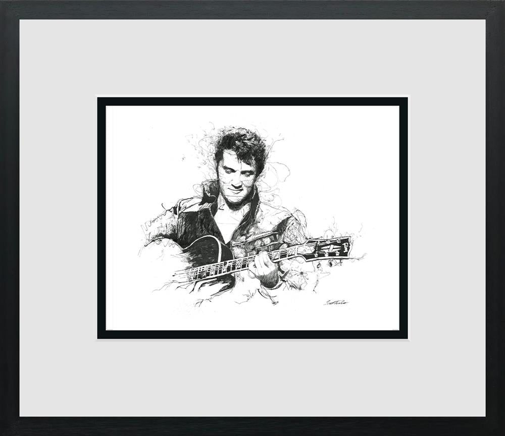 Scott Tetlow | The King Of Rock & Roll - Miniature | Limited Edition British Art - EB London