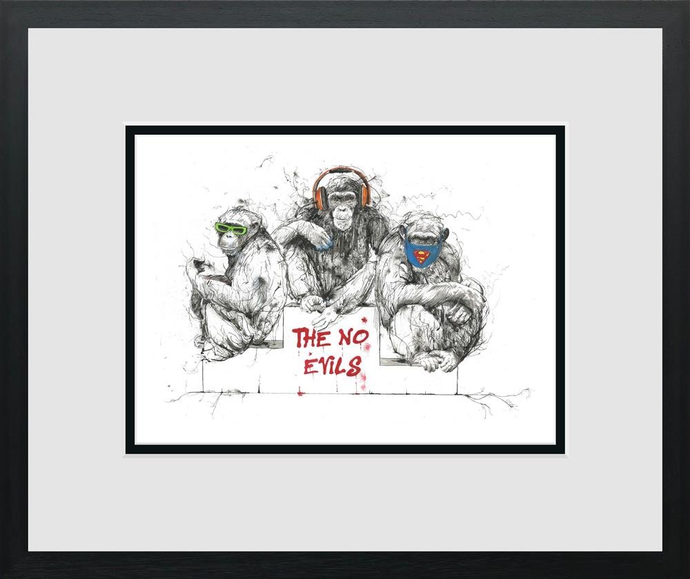 Scott Tetlow | The No Evils - Miniature | Limited Edition British Art - EB London