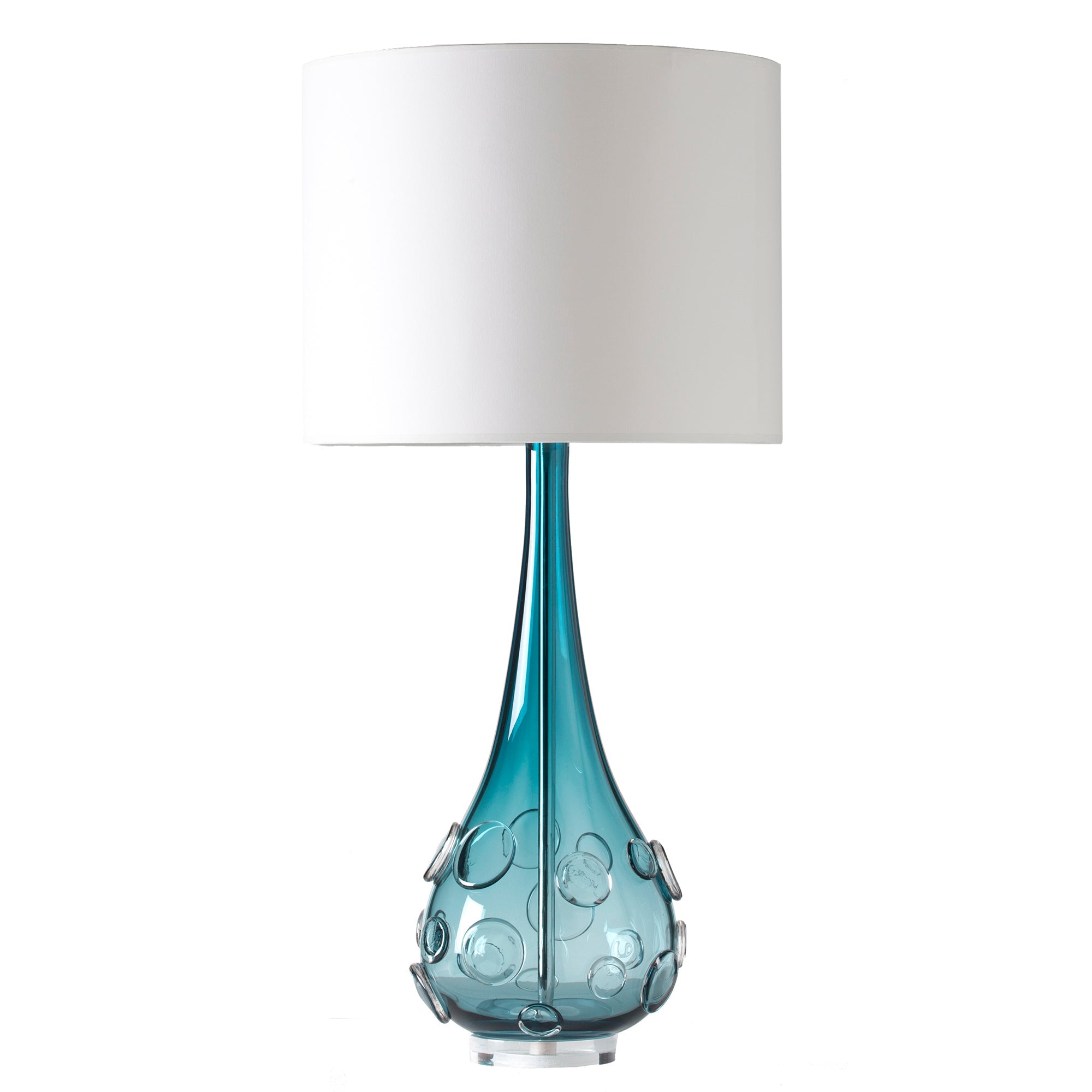 William Yeoward Sebastian Table Lamp Turquoise luxury table lamp - EB London product image 1