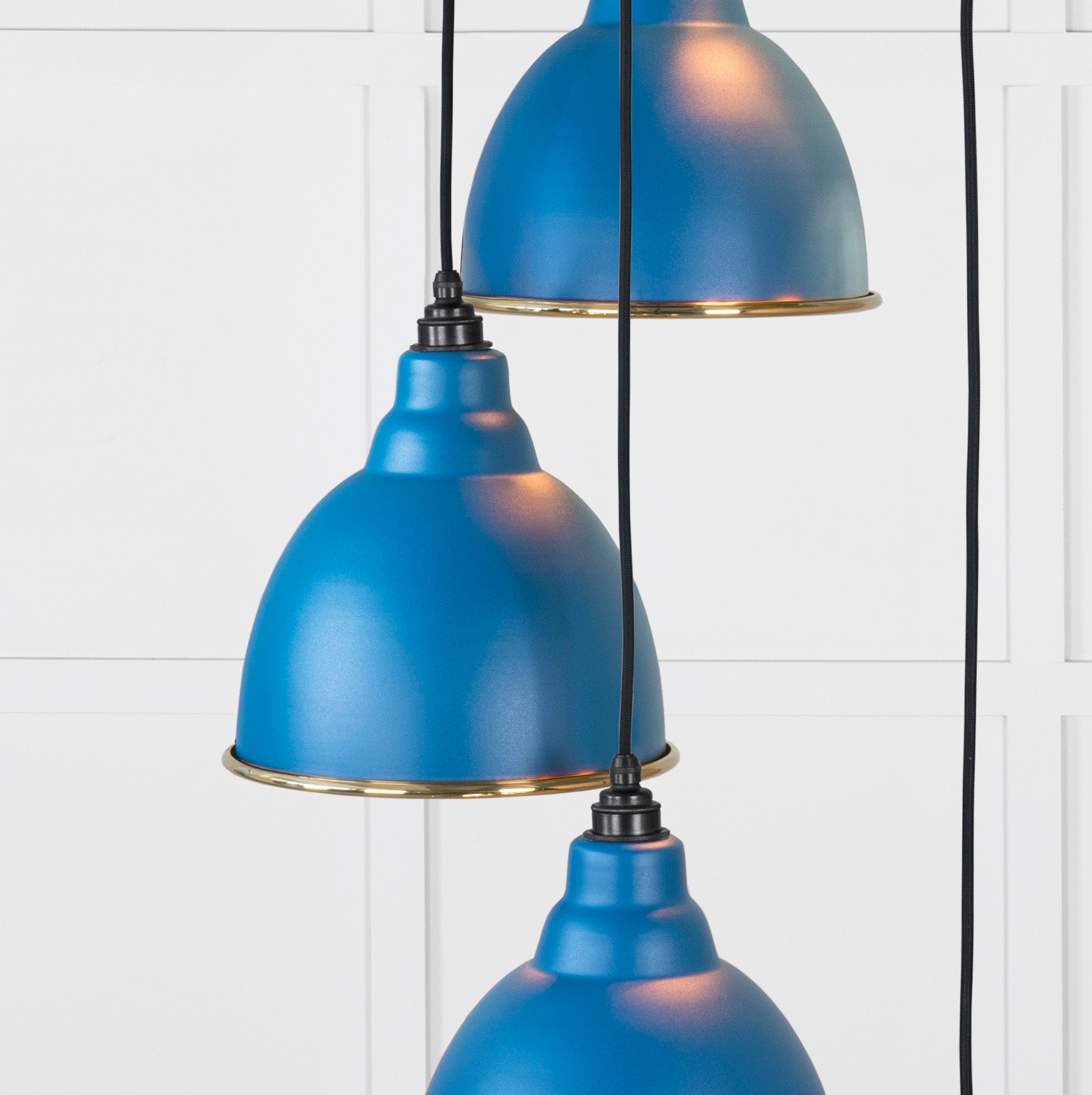 Smooth Brass Brindley Cluster Pendant | Upstream - From the Anvil - EB London