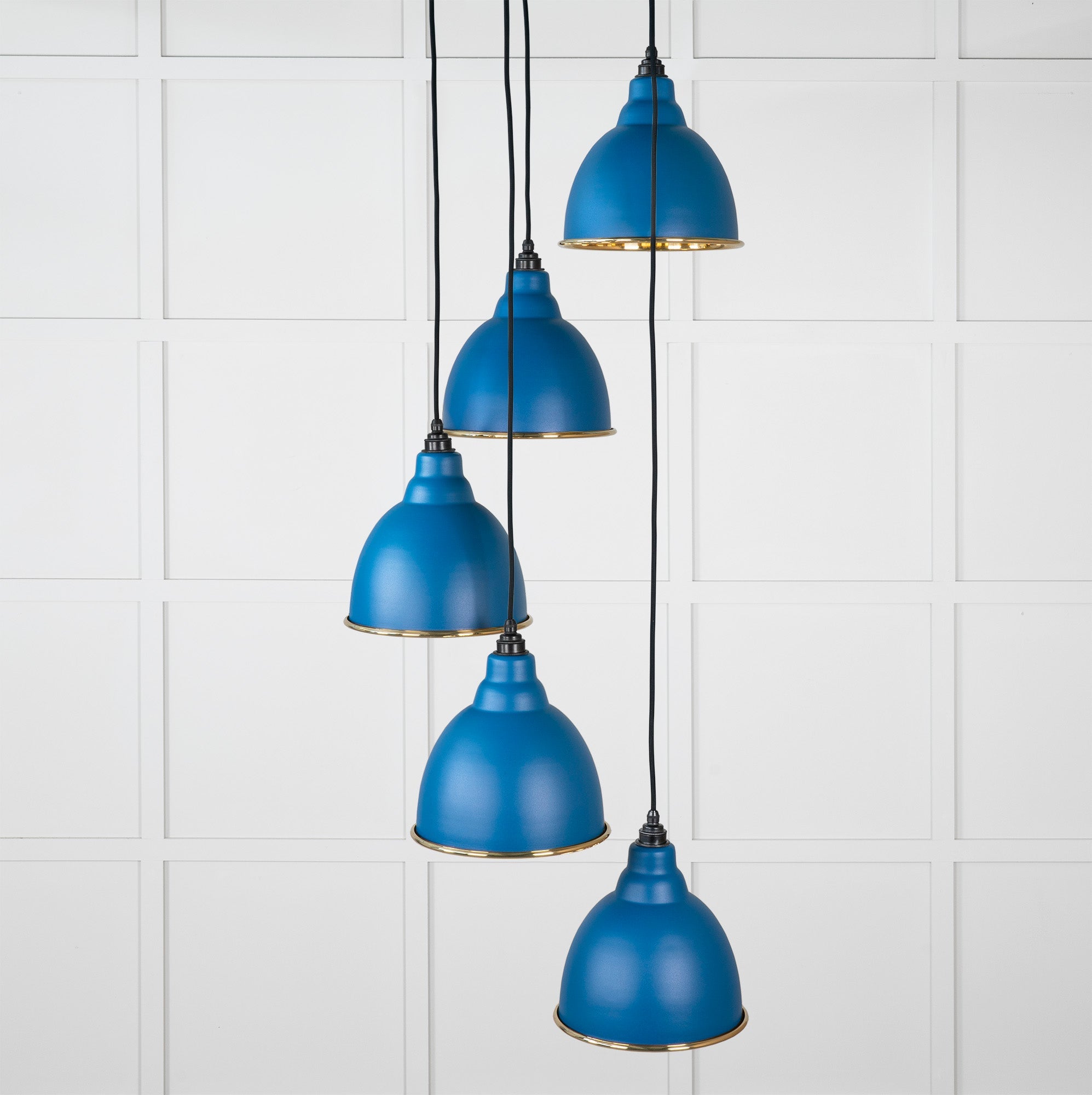 Smooth Brass Brindley Cluster Pendant | Upstream - From the Anvil - EB London