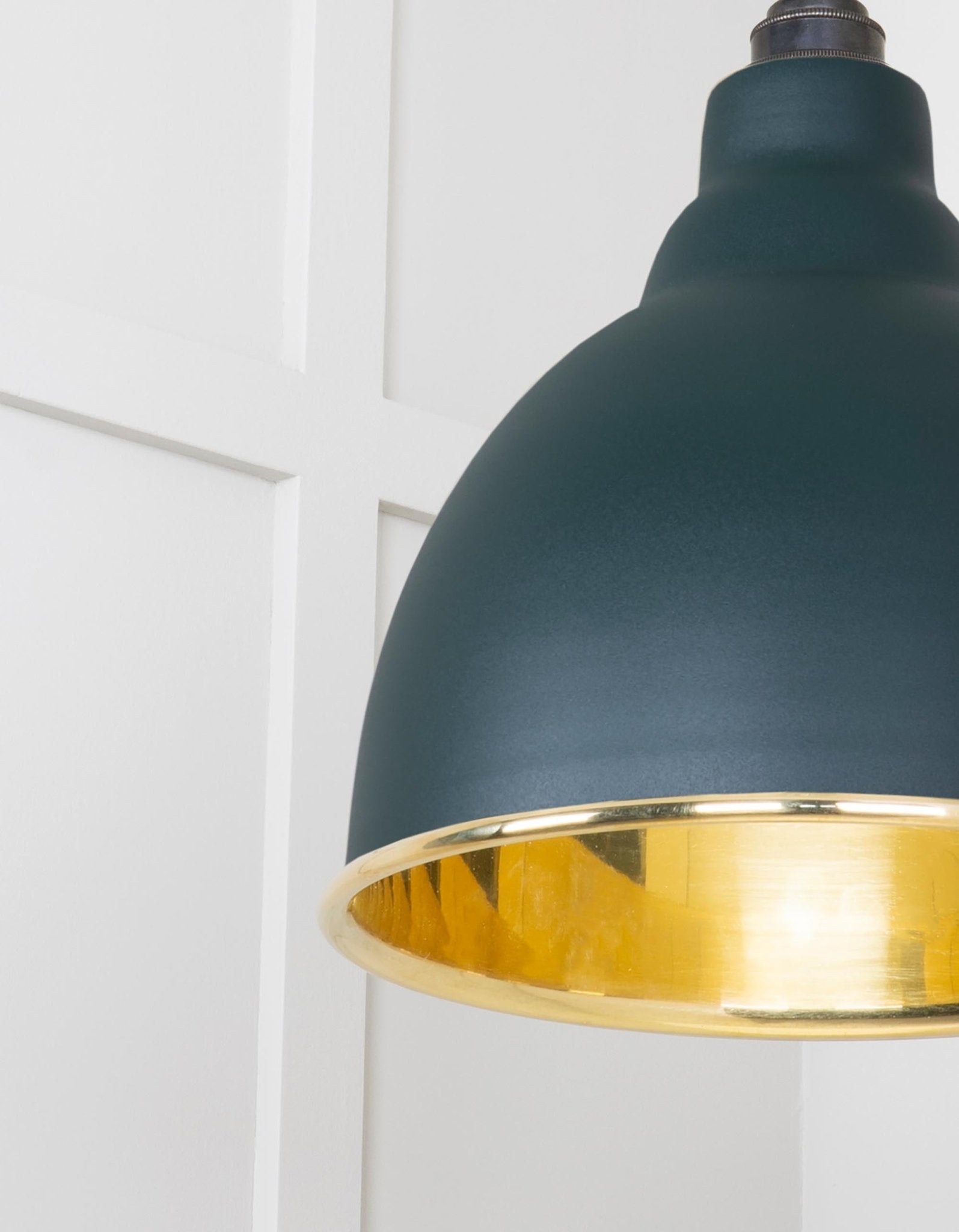 Smooth Brass Brindley Pendant | Dingle - From The Anvil - EB London