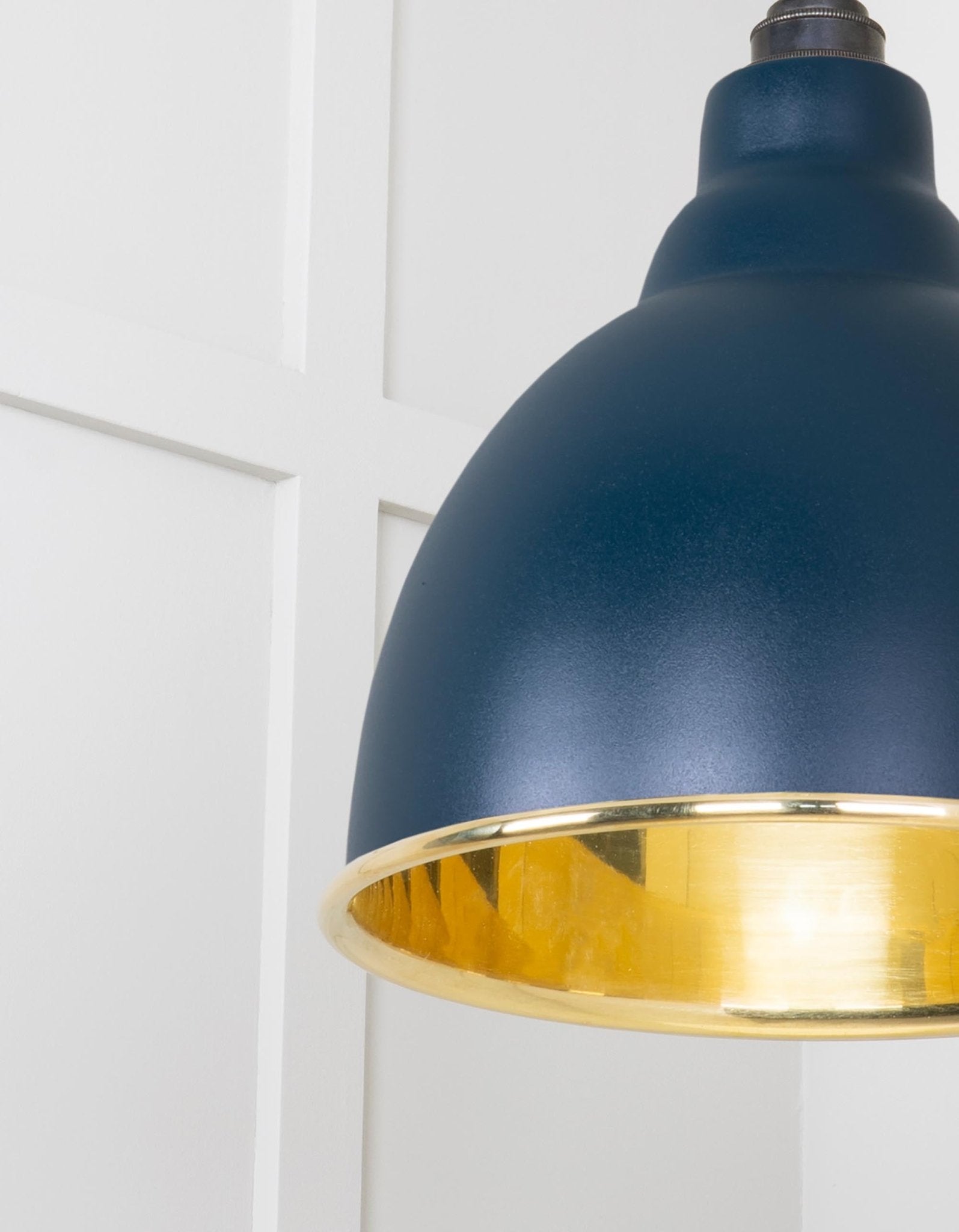 Smooth Brass Brindley Pendant | Dusk - From The Anvil - EB London