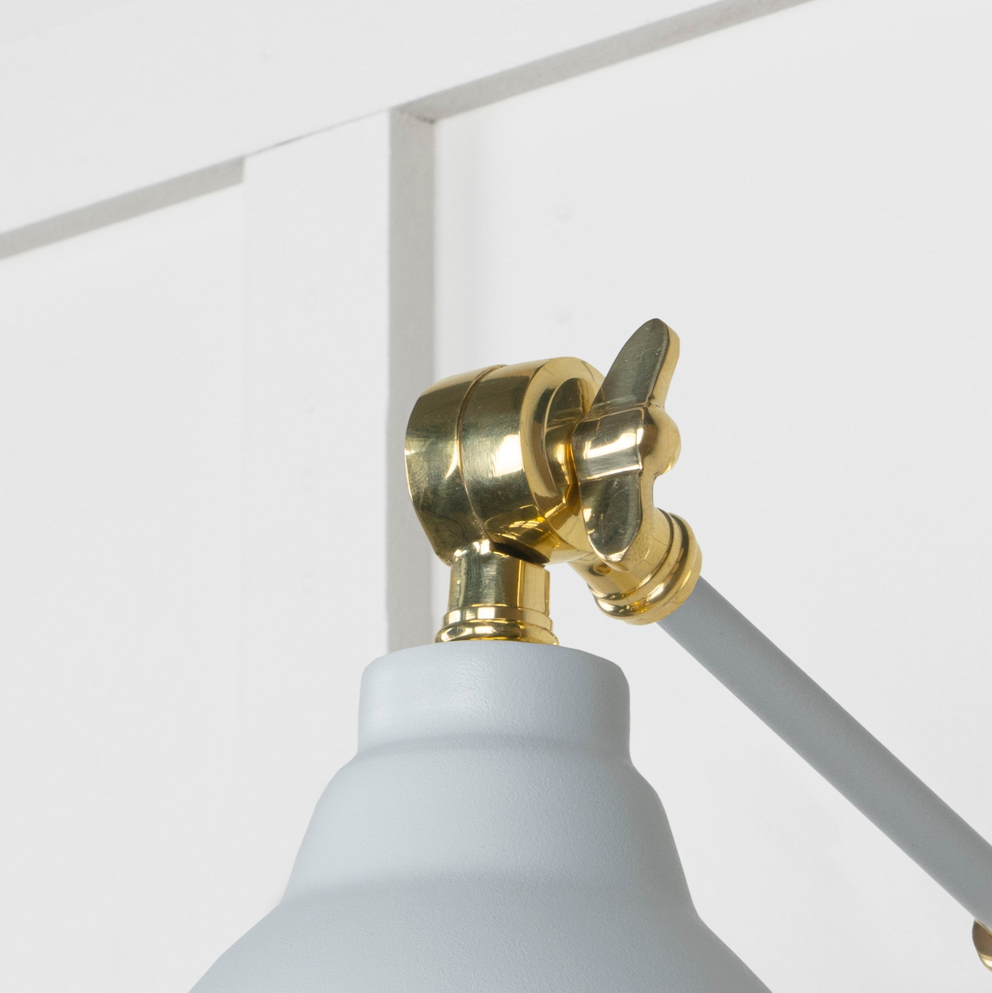 Smooth Brass Brindley Wall Light | Smooth Brass Birch - From the Anvil - EB London