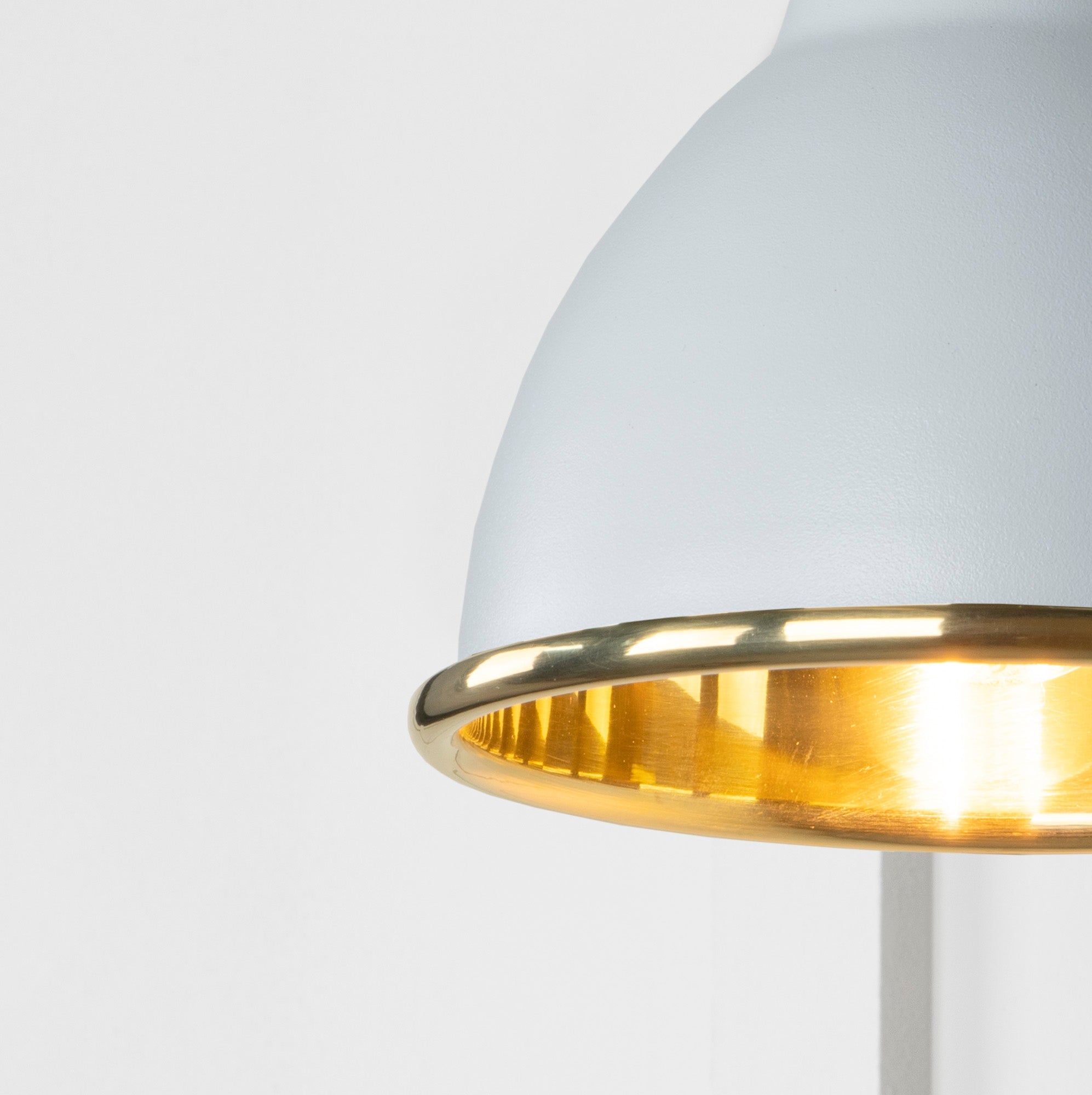 Smooth Brass Brindley Wall Light | Smooth Brass Birch - From the Anvil - EB London