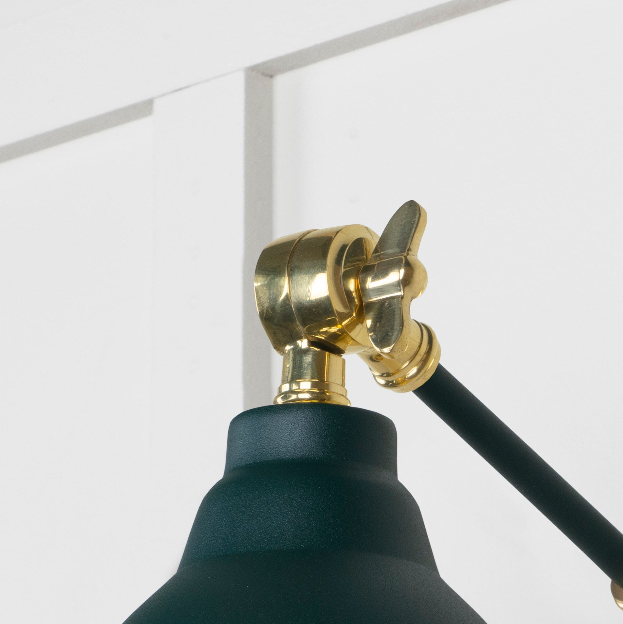 Smooth Brass Brindley Wall Light | Smooth Brass Dingle - From the Anvil - EB London