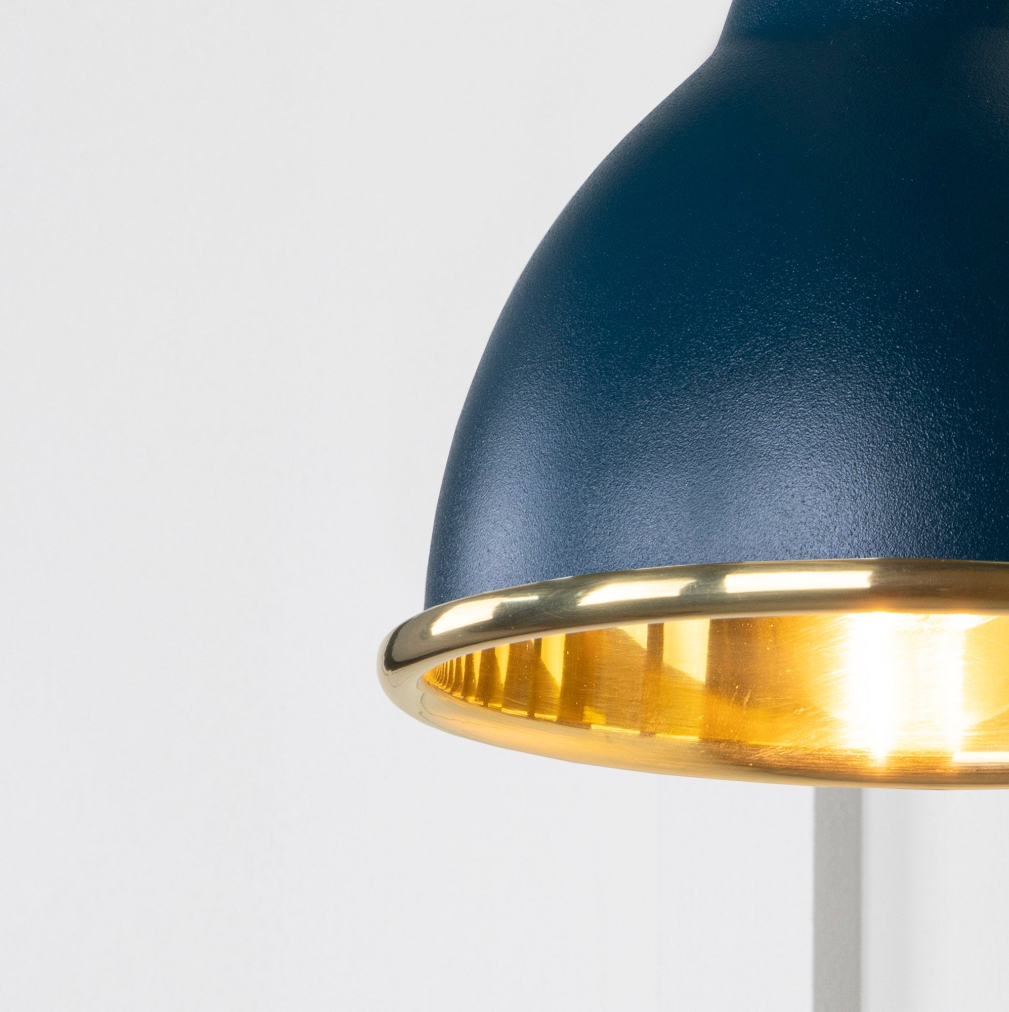 Smooth Brass Brindley Wall Light | Smooth Brass Dusk - From the Anvil - EB London