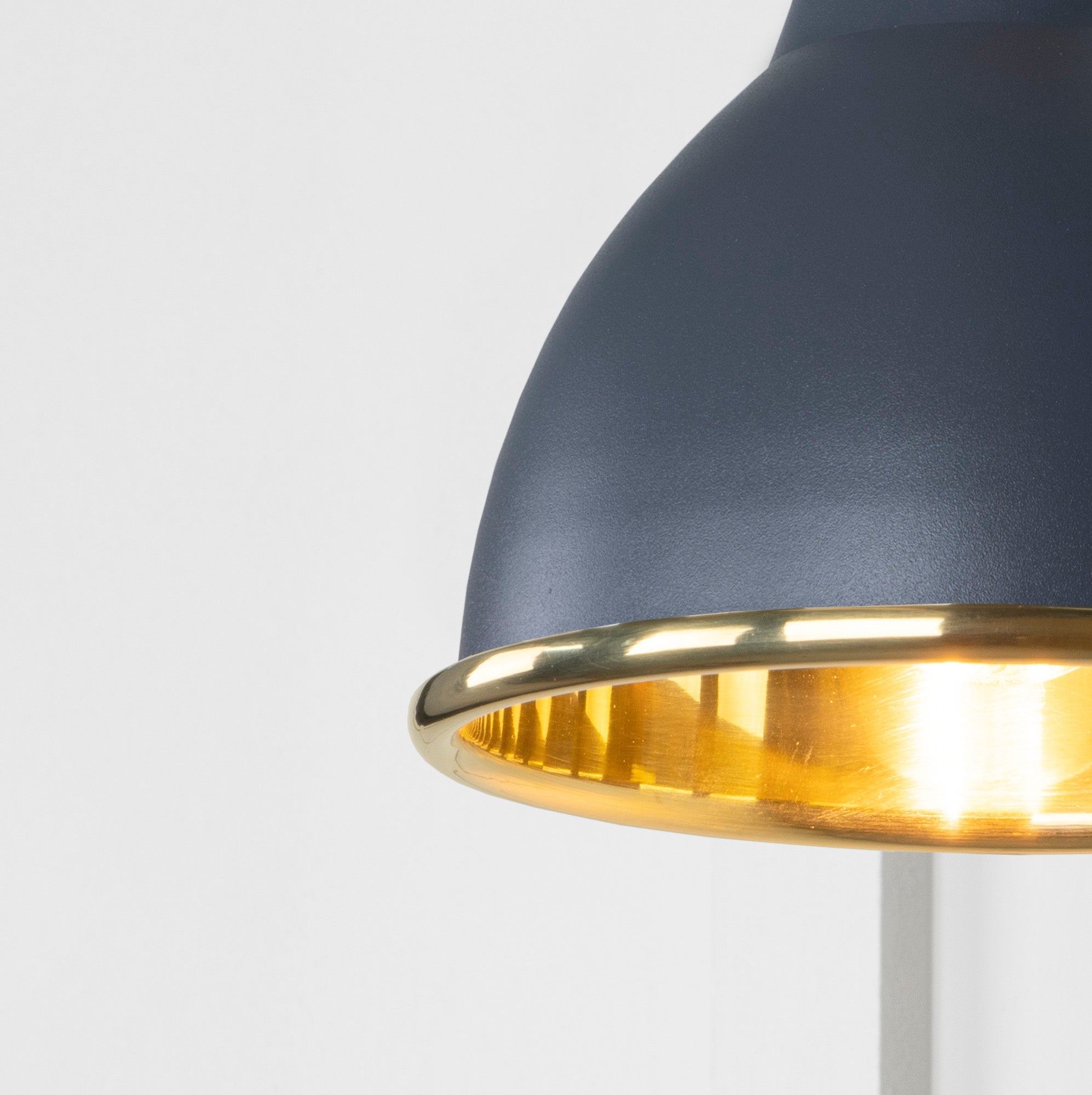 Smooth Brass Brindley Wall Light | Smooth Brass Slate - From the Anvil - EB London