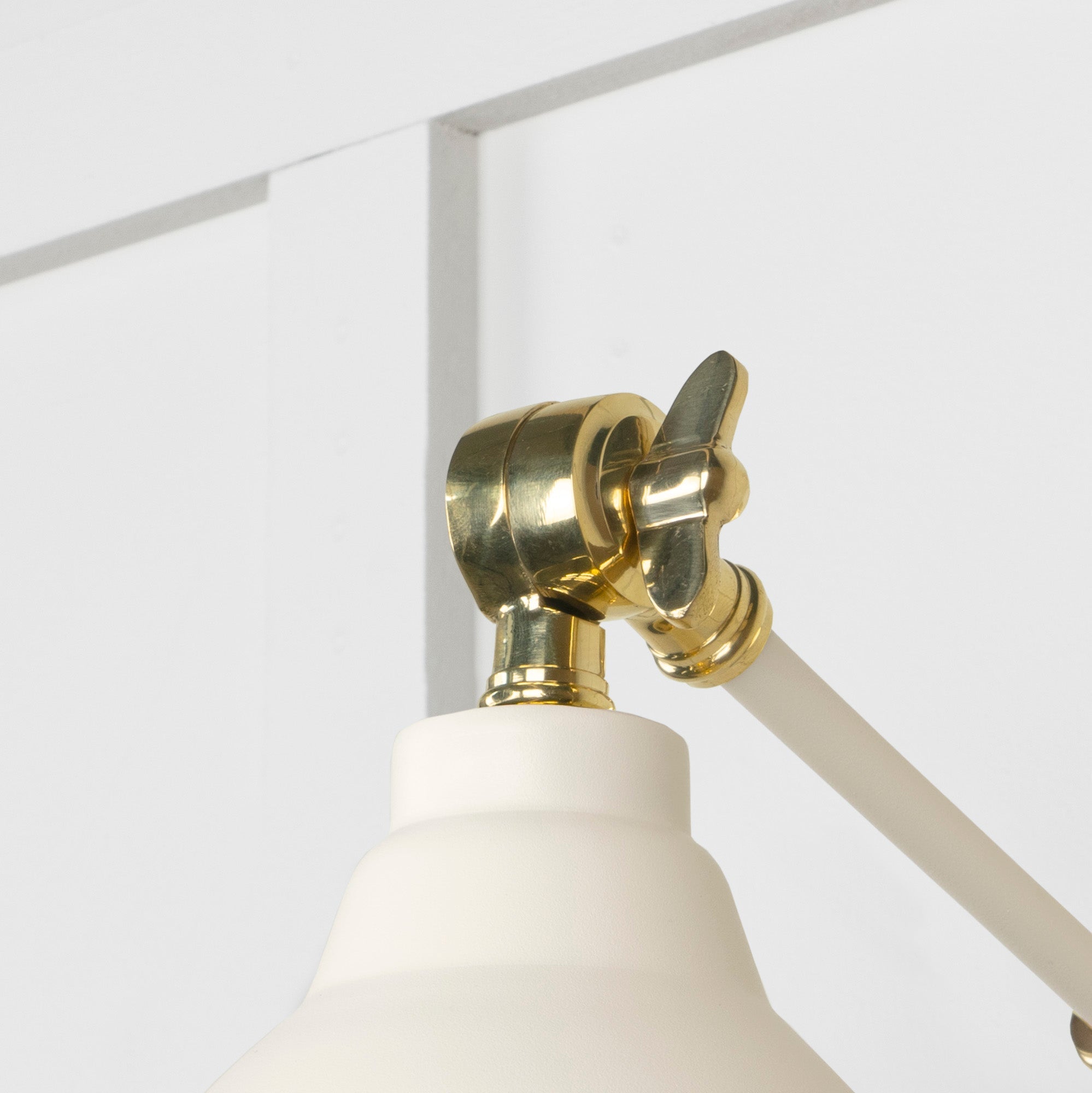Smooth Brass Brindley Wall Light | Smooth Brass Teasel - From the Anvil - EB London