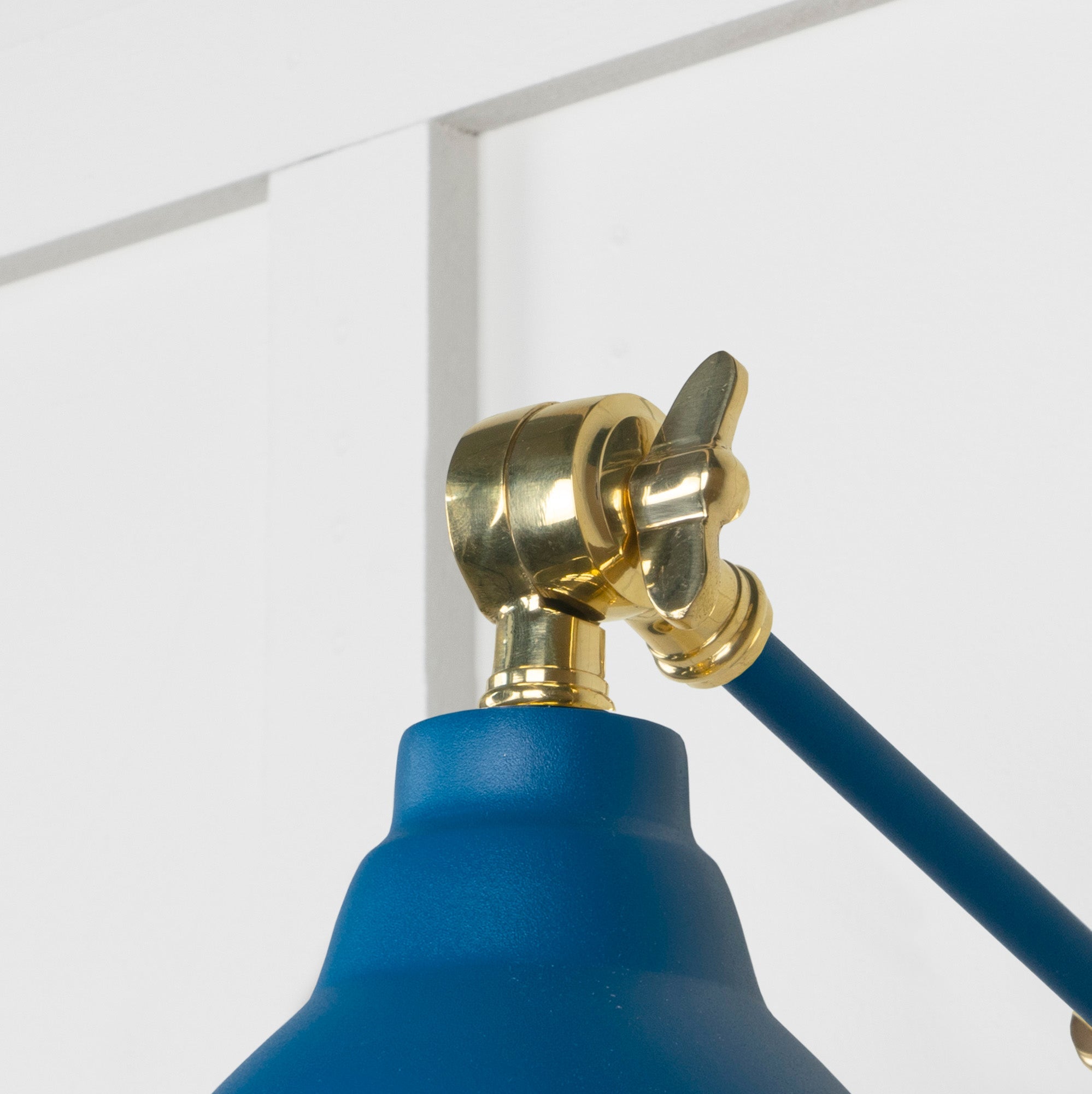 Smooth Brass Brindley Wall Light | Smooth Brass Upstream - From the Anvil - EB London