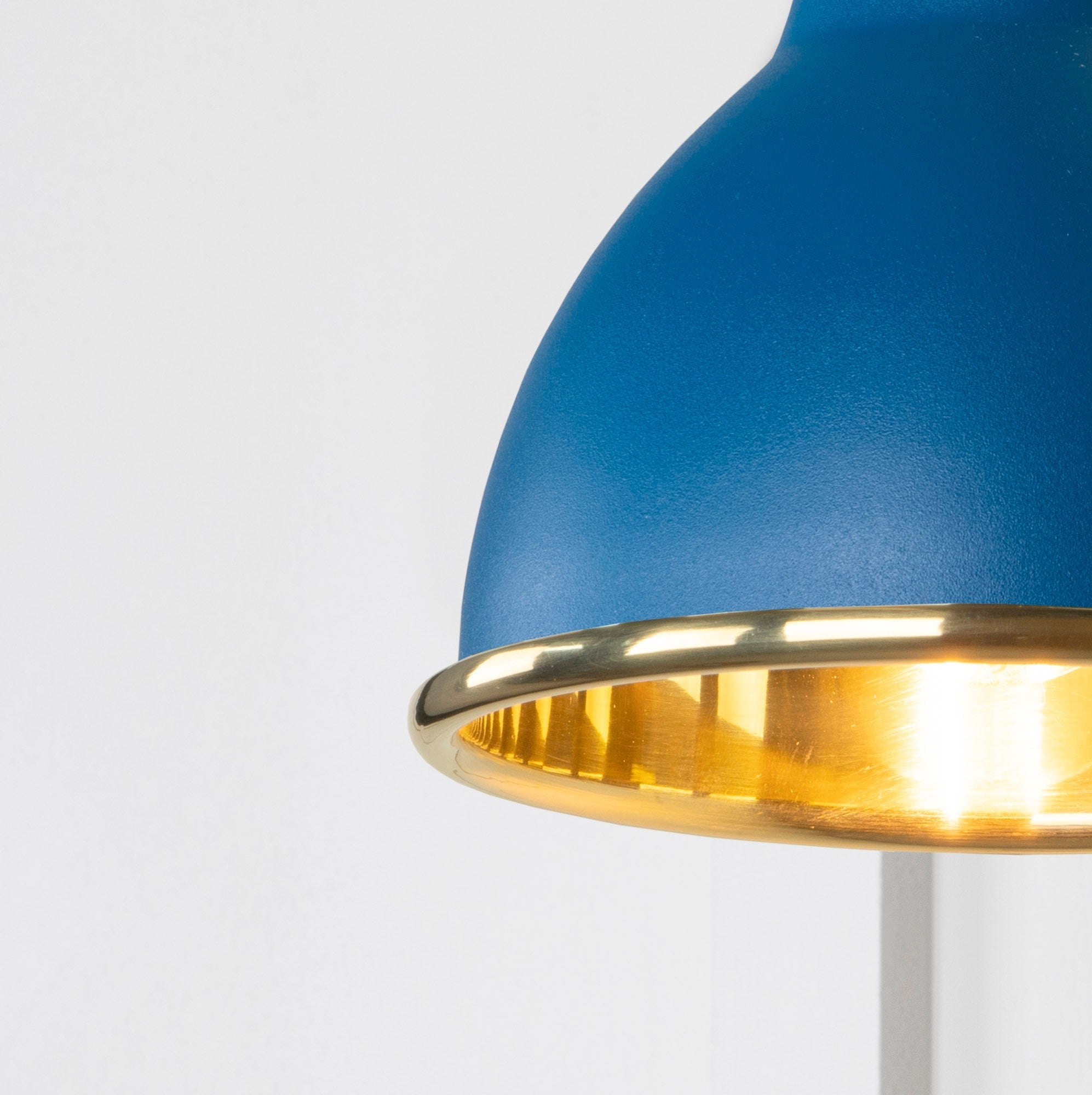 Smooth Brass Brindley Wall Light | Smooth Brass Upstream - From the Anvil - EB London