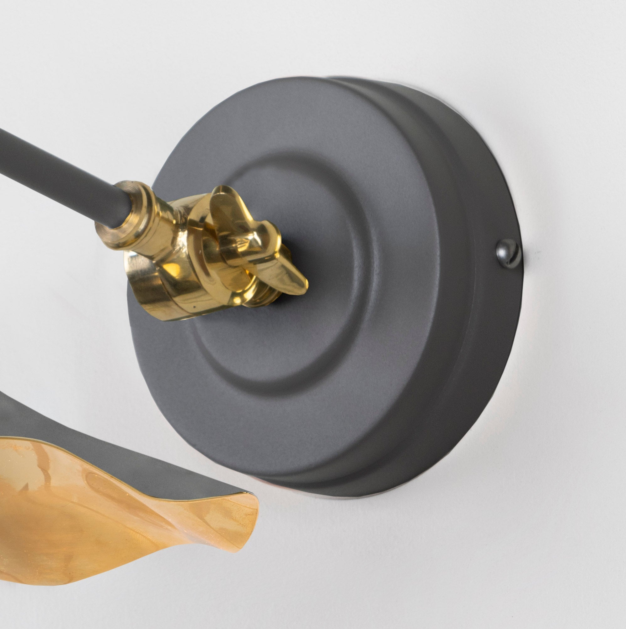 Smooth Brass Flora Wall Light | Bluff - From the Anvil - EB London