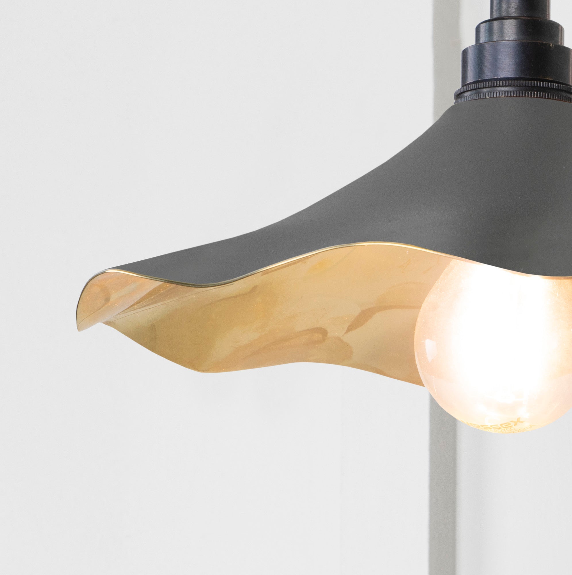 Smooth Brass Flora Wall Light | Bluff - From the Anvil - EB London