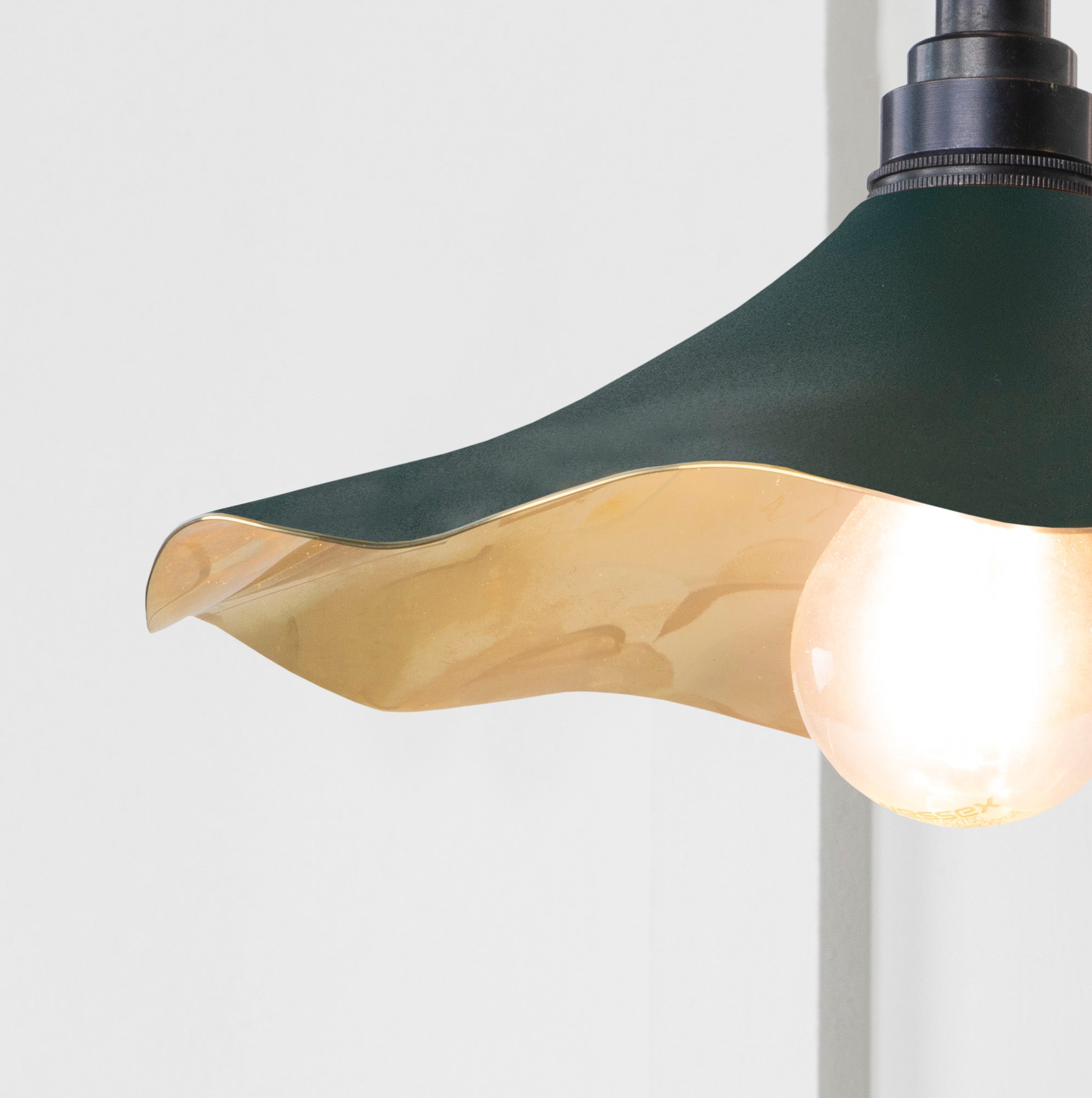 Smooth Brass Flora Wall Light | Dingle - From The Anvil - EB London