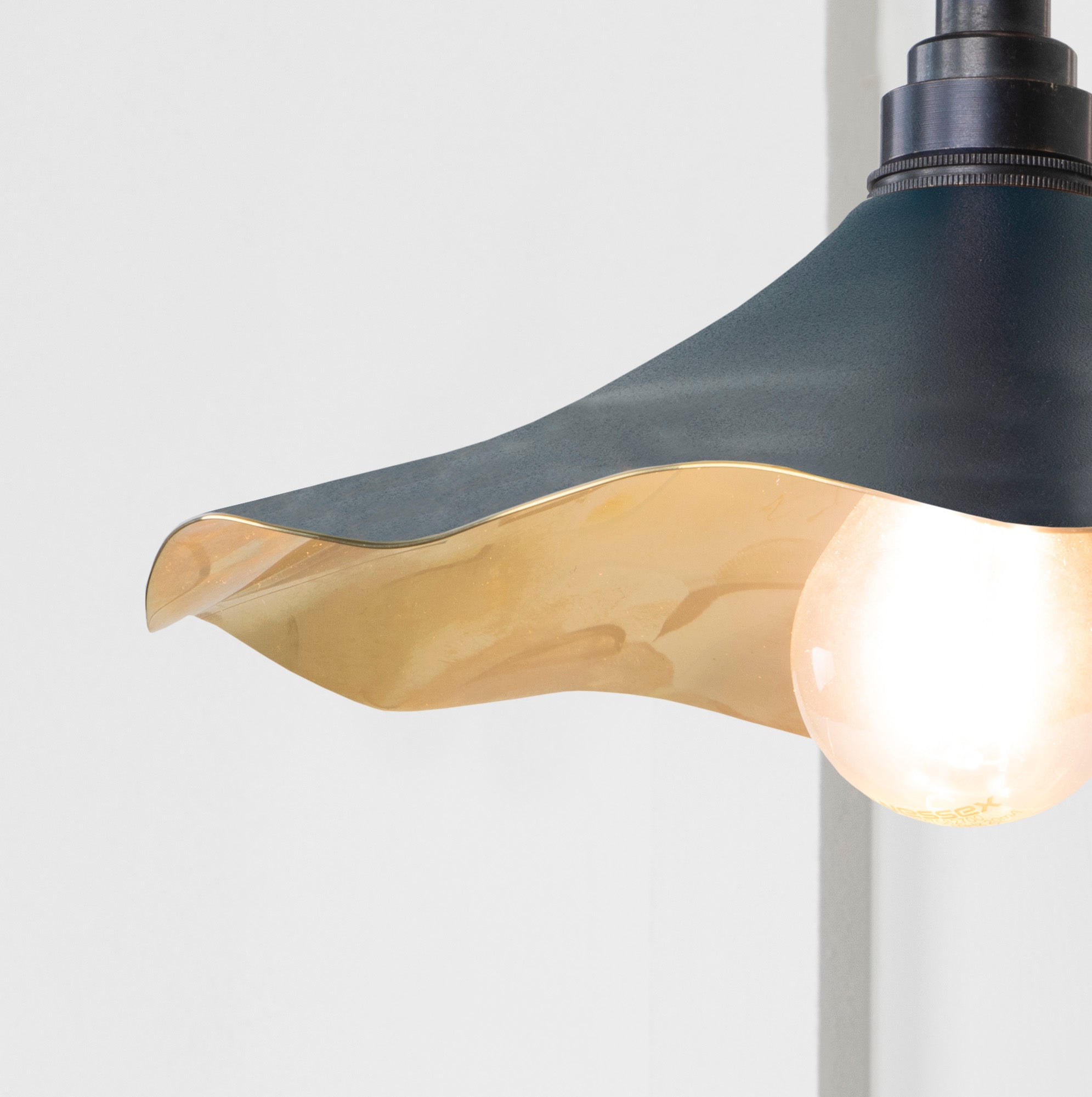 Smooth Brass Flora Wall Light | Dusk - From The Anvil - EB London