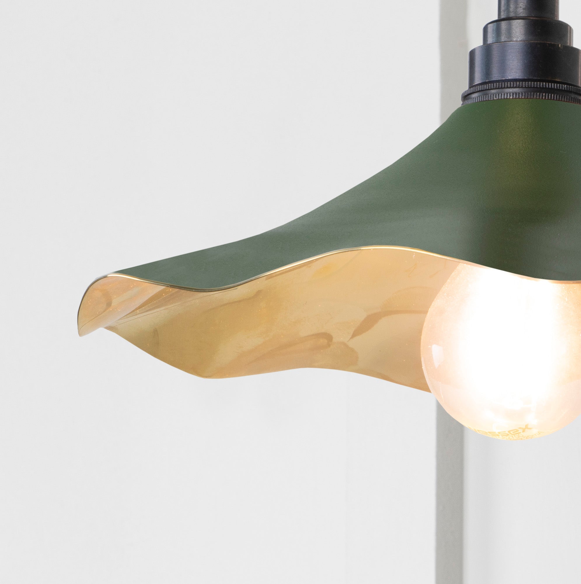 Smooth Brass Flora Wall Light | Heath - From The Anvil - EB London