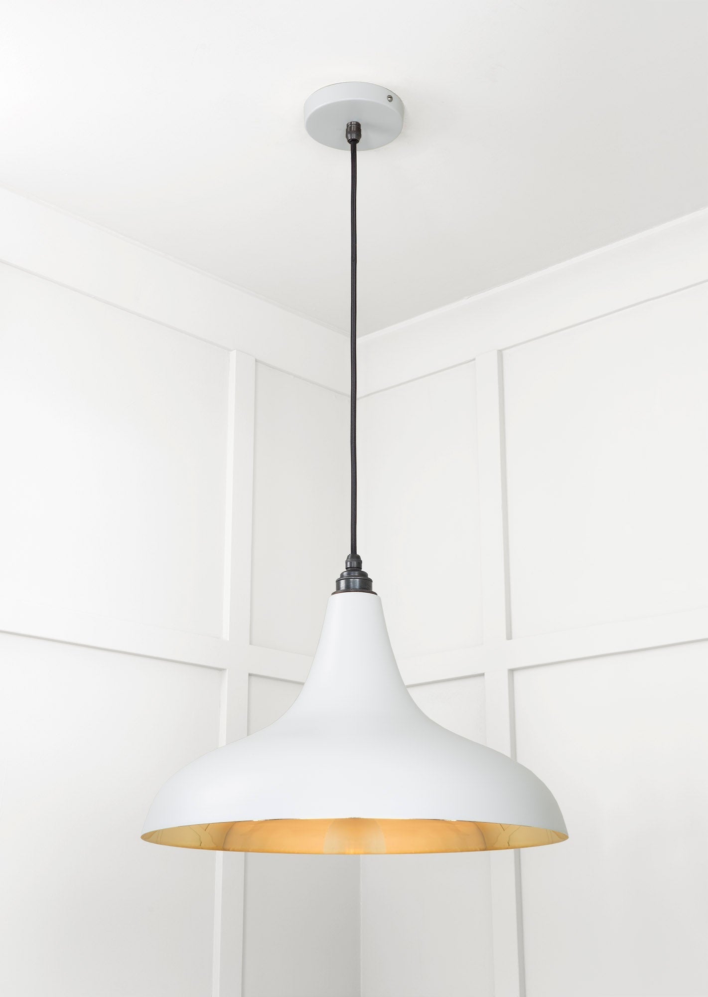 Smooth Brass Frankley Pendant | Birch - From The Anvil - EB London