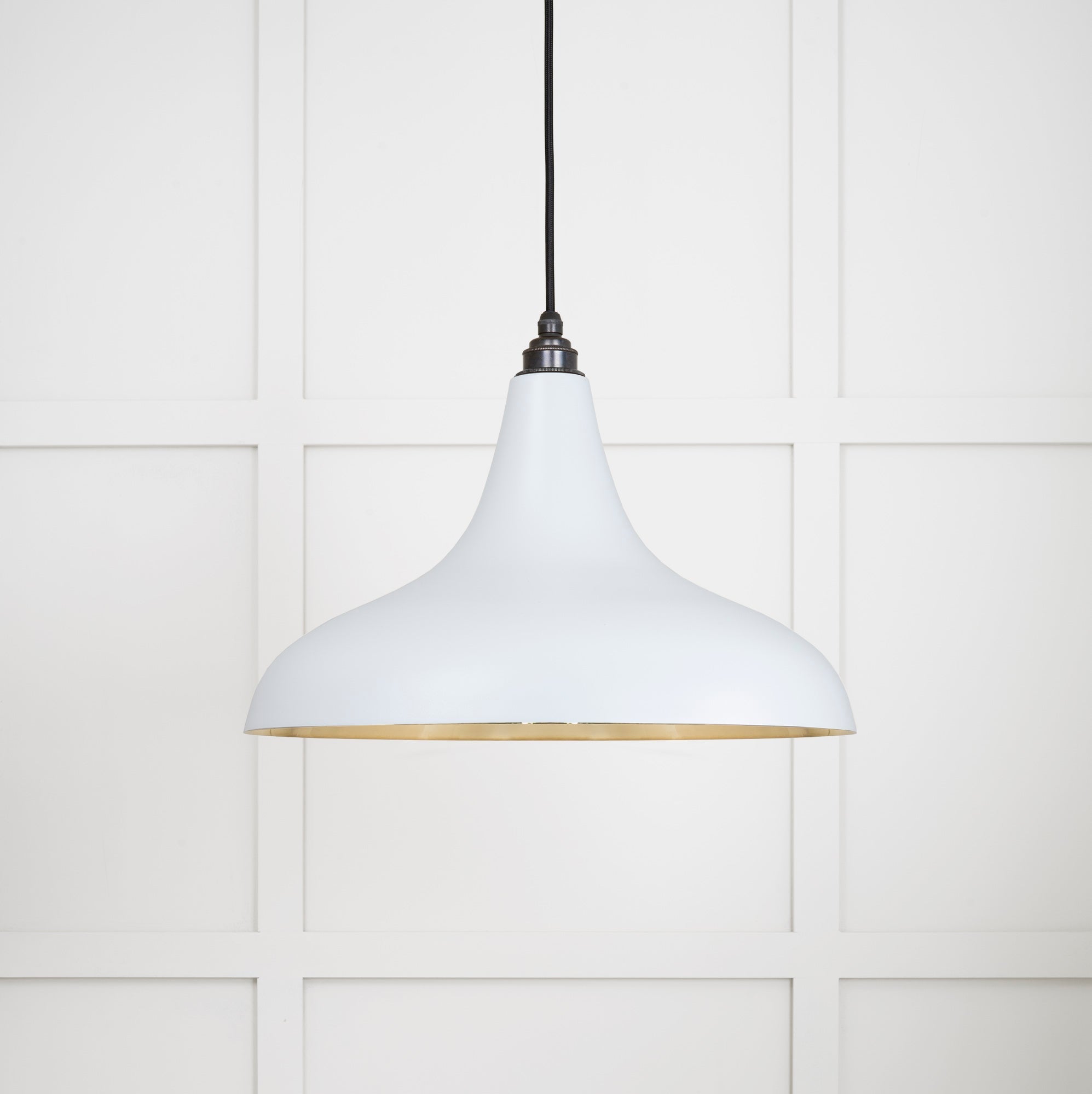 Smooth Brass Frankley Pendant | Birch - From The Anvil - EB London