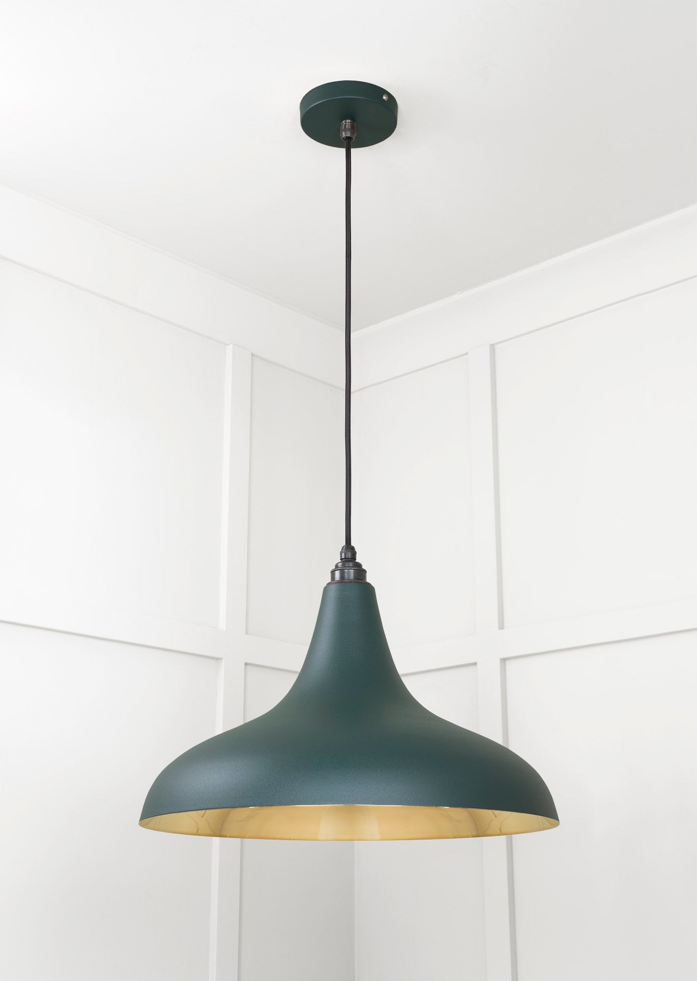 Smooth Brass Frankley Pendant | Dingle - From The Anvil - EB London