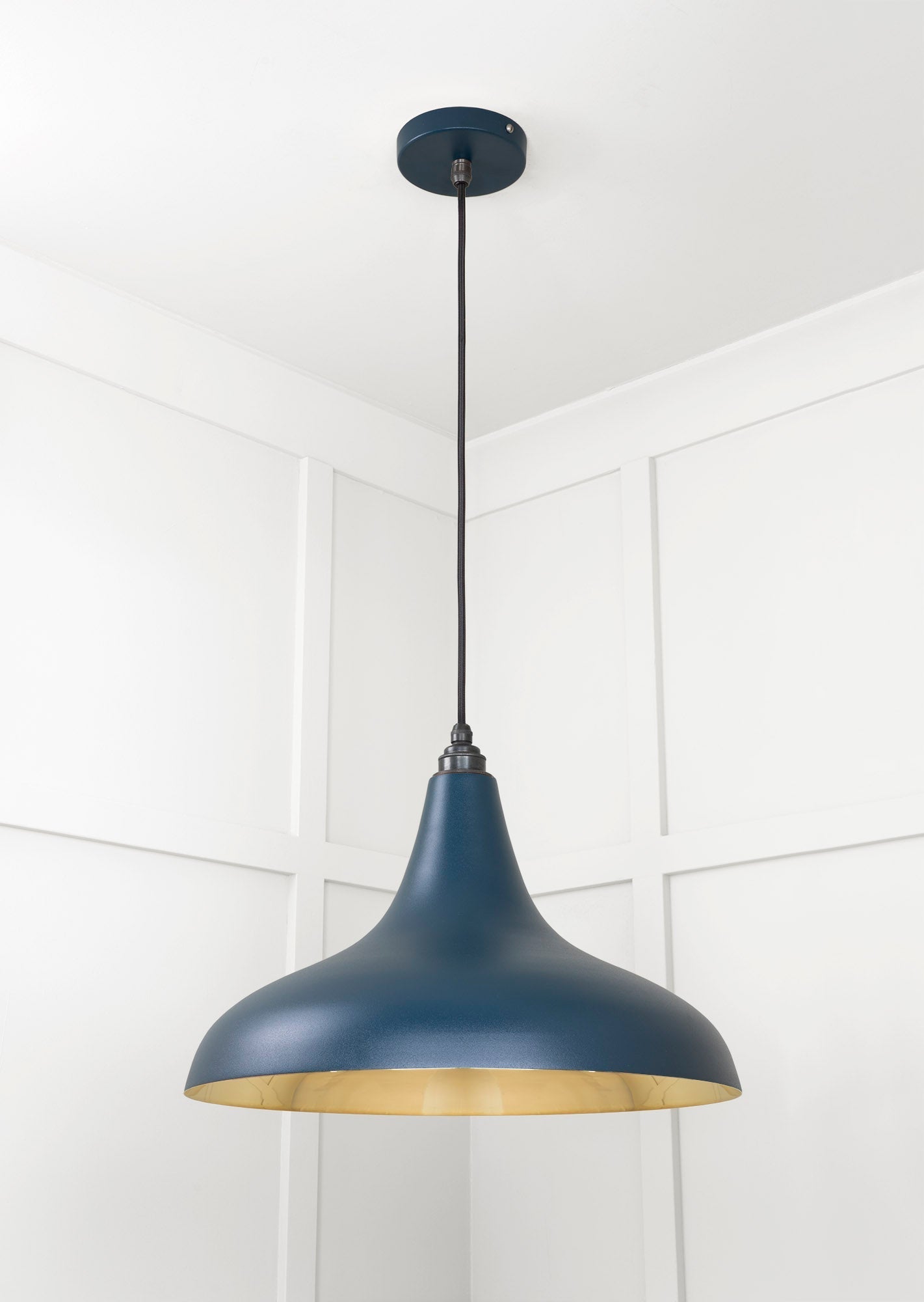 Smooth Brass Frankley Pendant | Dusk - From The Anvil - EB London