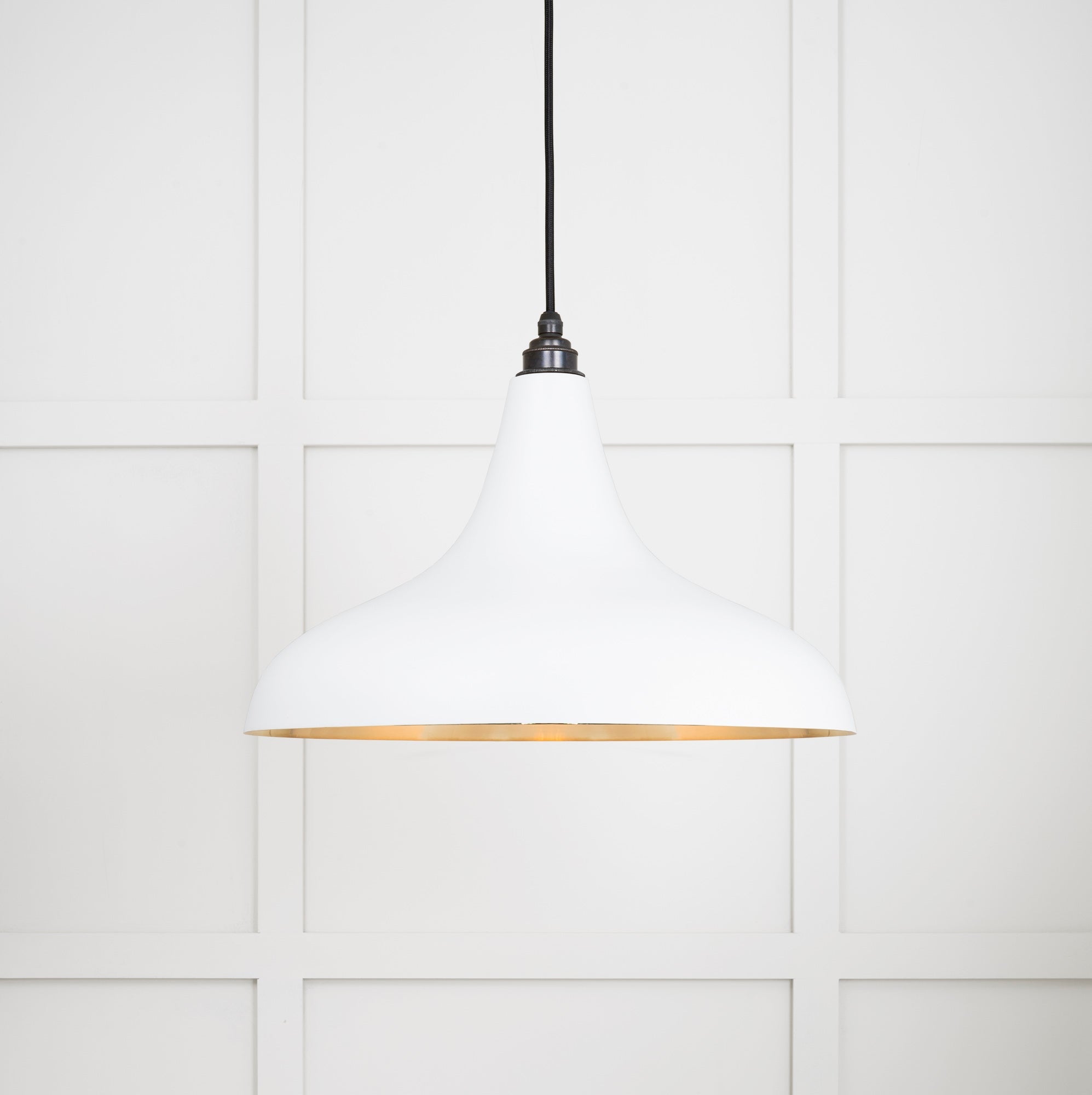 Smooth Brass Frankley Pendant | Flock - From The Anvil - EB London