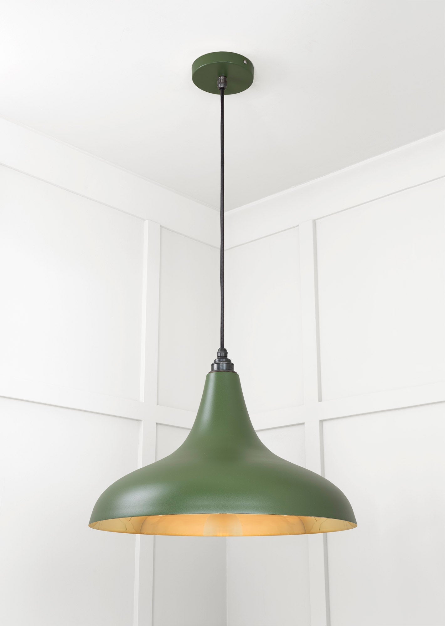 Smooth Brass Frankley Pendant | Heath - From The Anvil - EB London