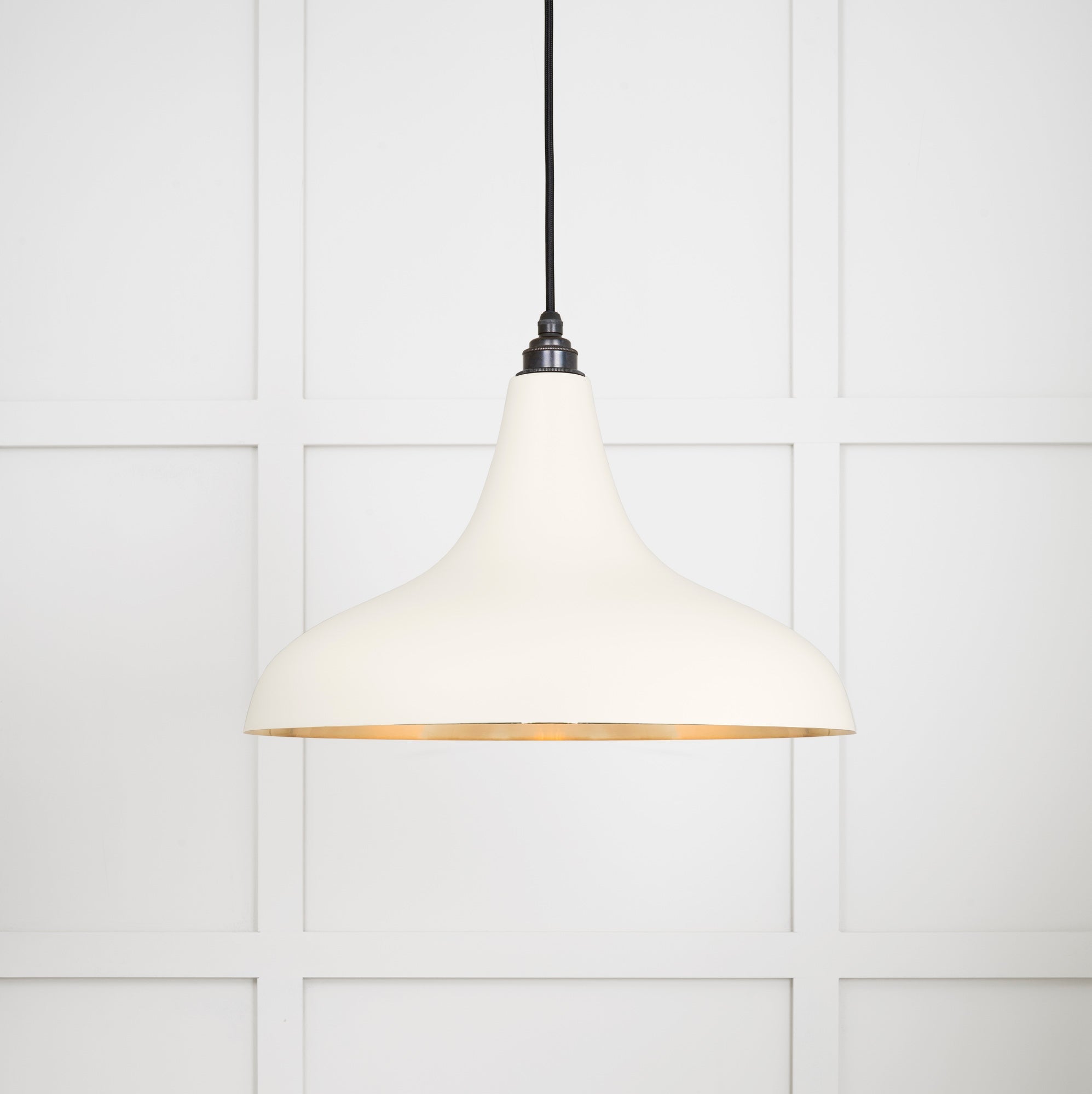 Smooth Brass Frankley Pendant | Teasel - From The Anvil - EB London