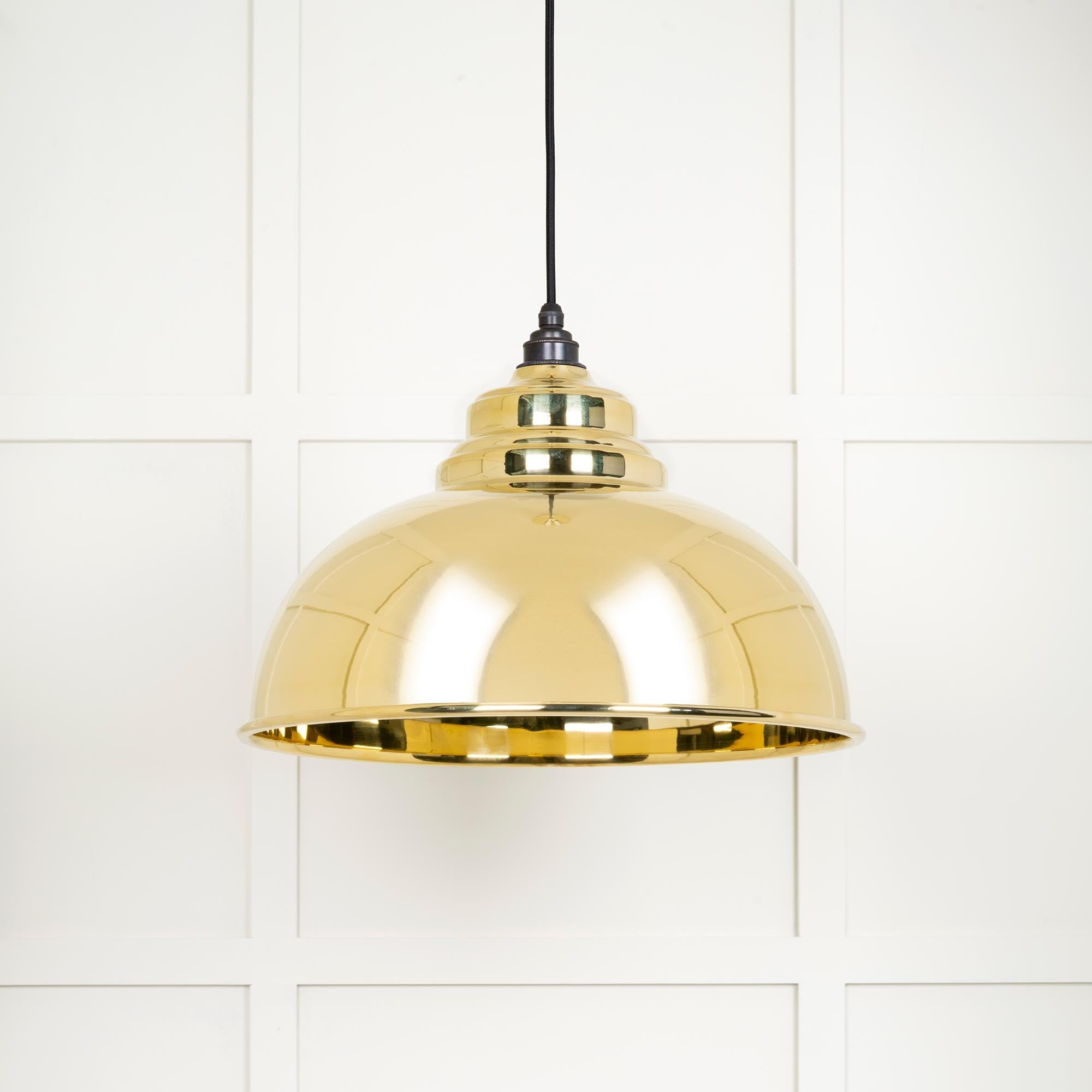 Smooth Brass Harborne Pendant | Bare - From The Anvil - EB London