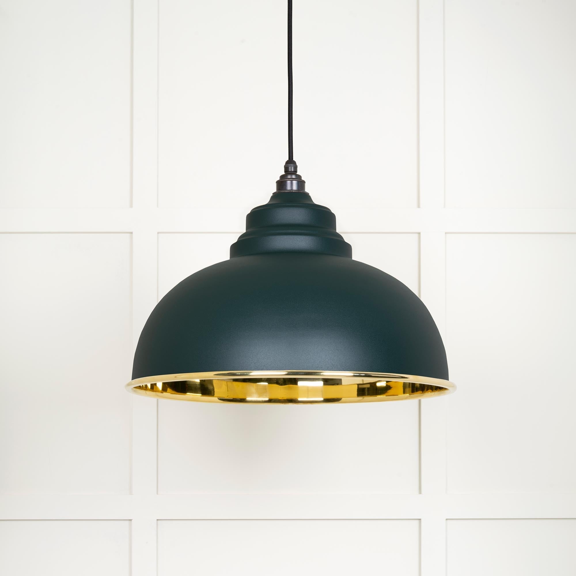 Smooth Brass Harborne Pendant | Dingle - From The Anvil - EB London