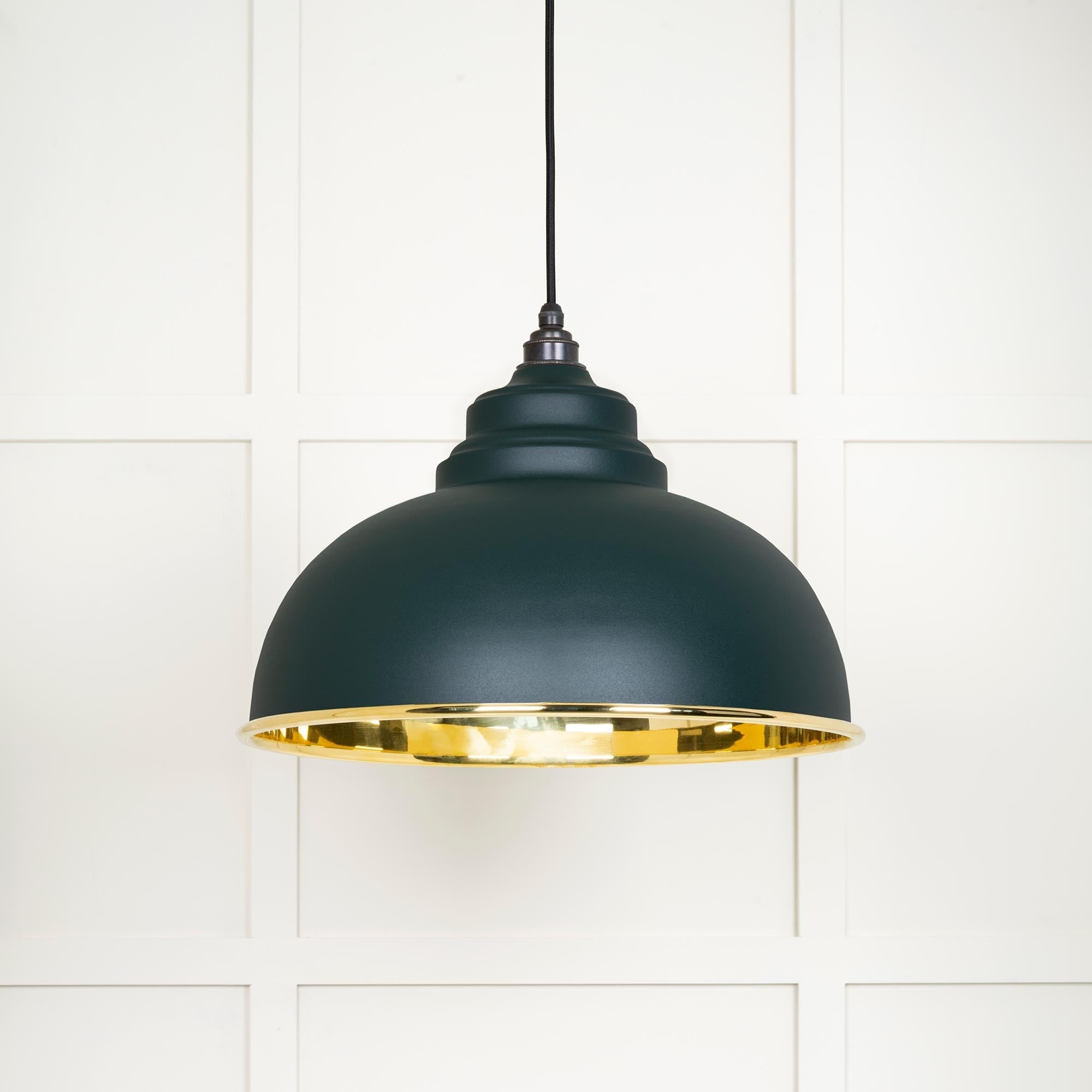 Smooth Brass Harborne Pendant | Dingle - From The Anvil - EB London