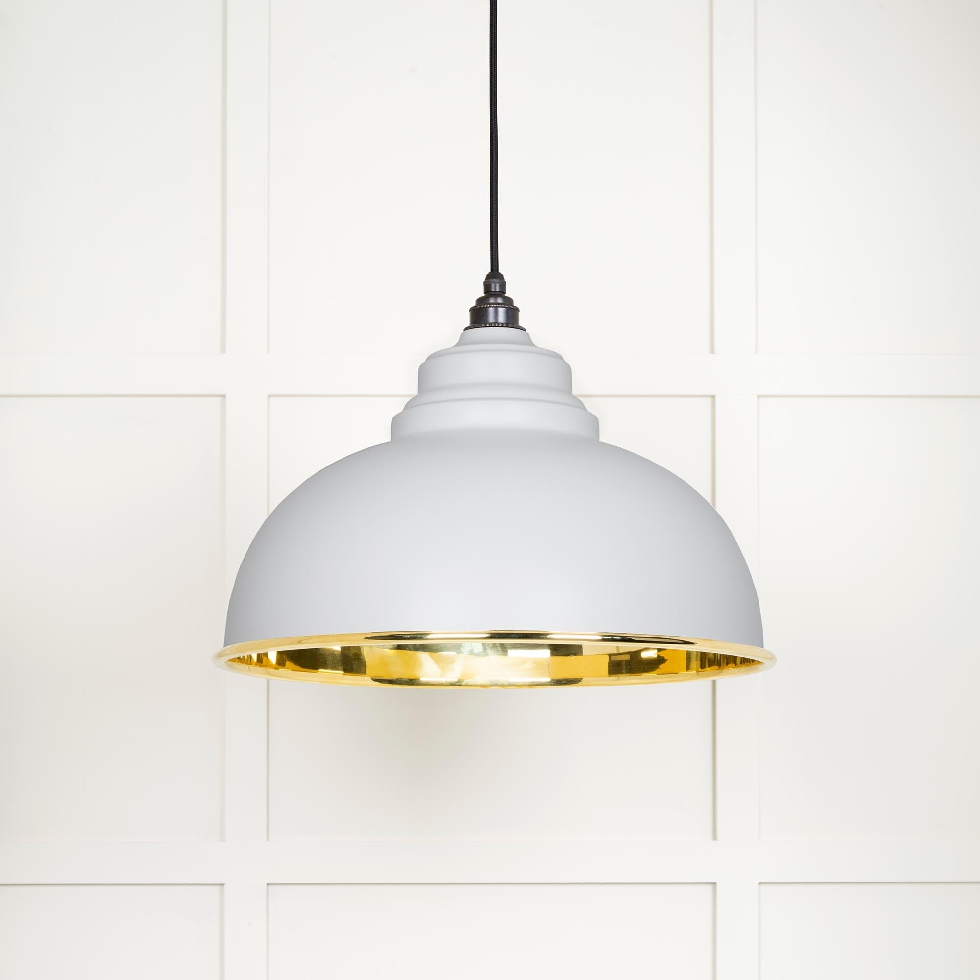 Smooth Brass Harborne Pendant | Flock - From The Anvil - EB London