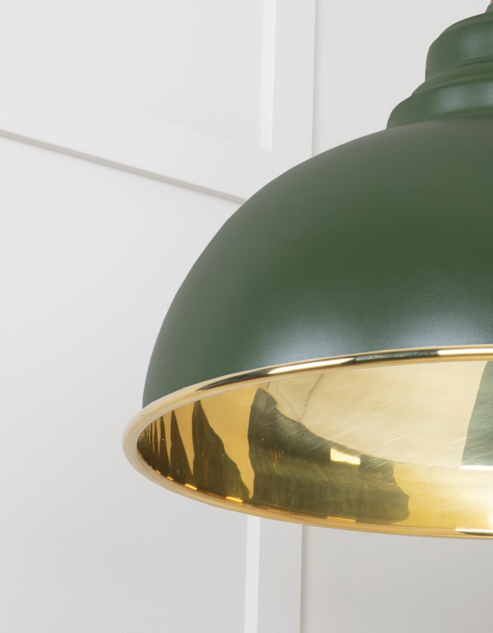 Smooth Brass Harborne Pendant | Heath - From The Anvil - EB London