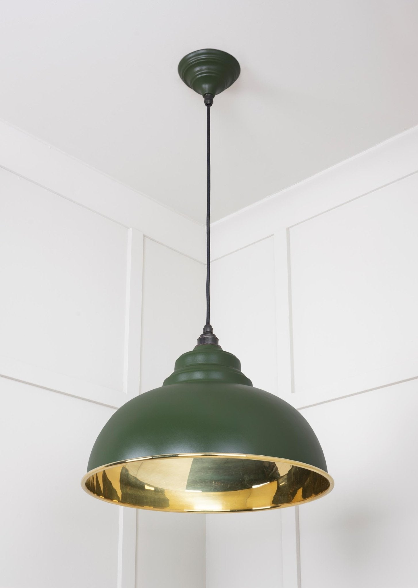 Smooth Brass Harborne Pendant | Heath - From The Anvil - EB London