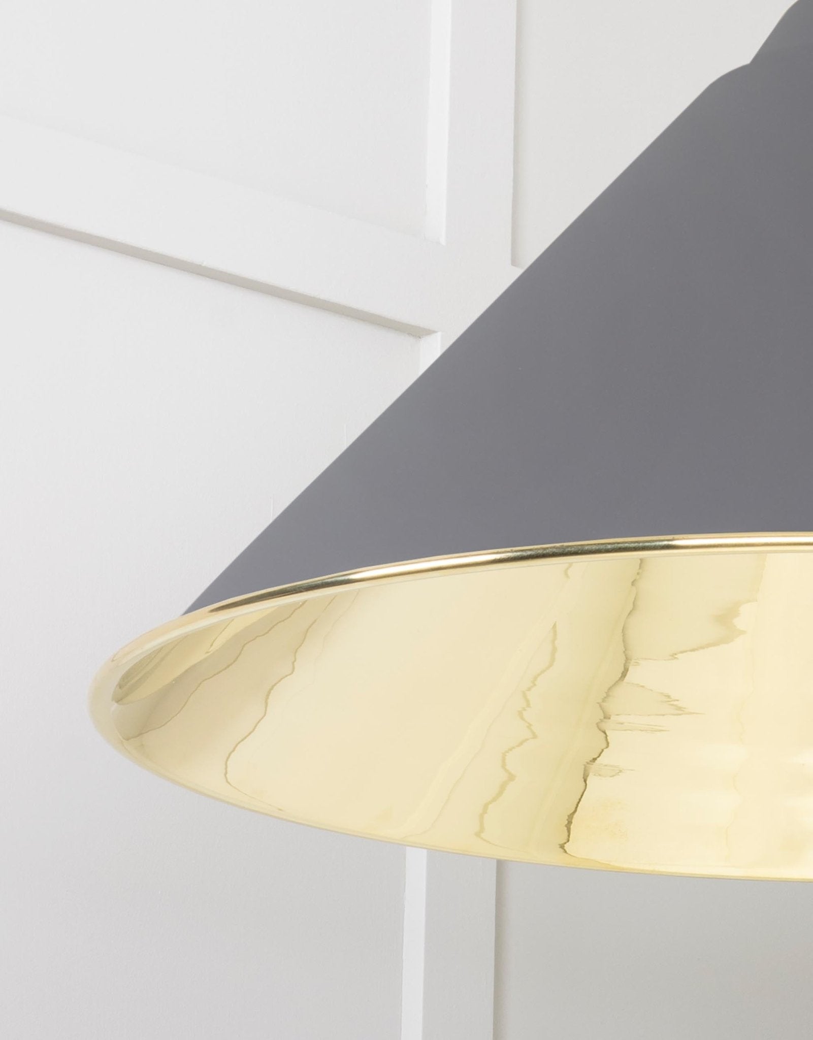 Smooth Brass Hockley Pendant | Bluff - From The Anvil - EB London